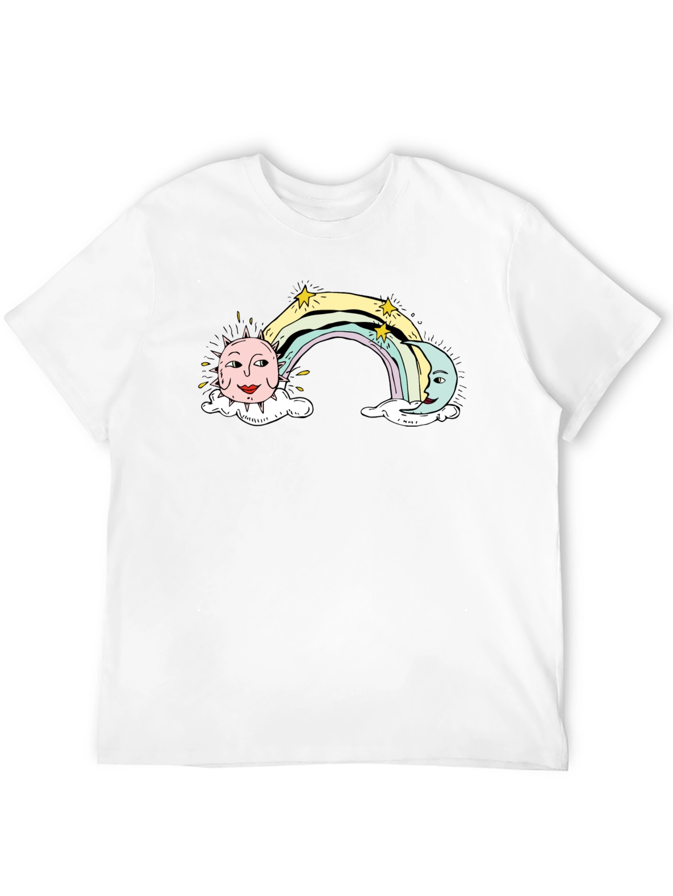 Celestial Rainbow Graphic Tee
