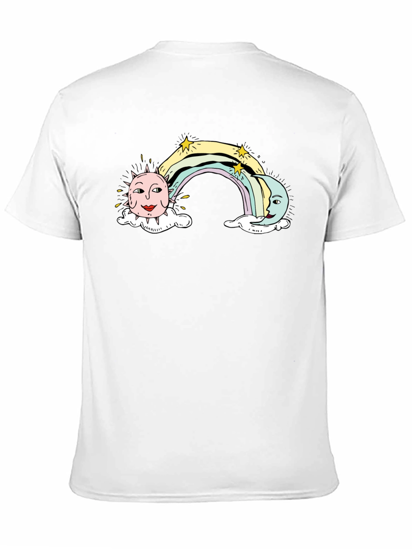 Celestial Rainbow Graphic Tee