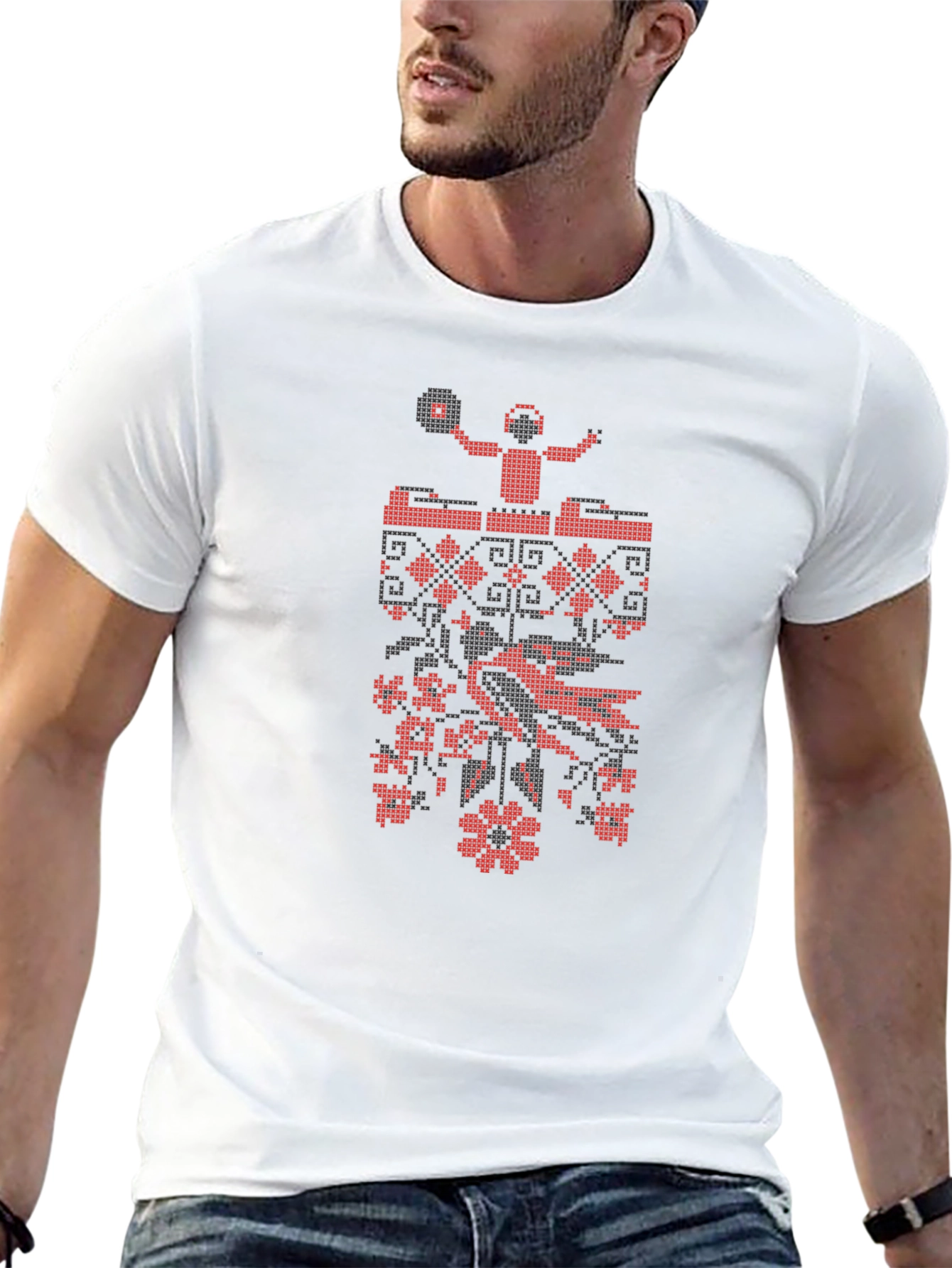 DJ Pixel Art T-Shirt - Unique Music Lover Gift