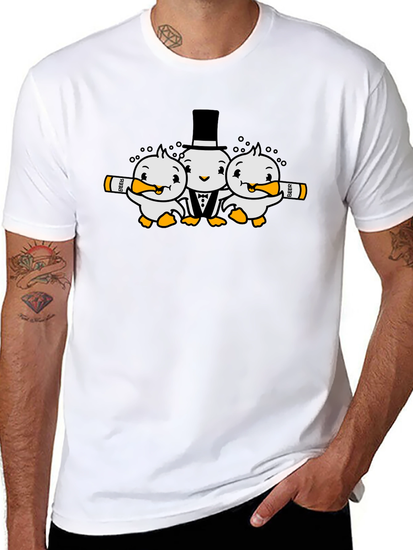 Three Duckling Beer T-Shirt