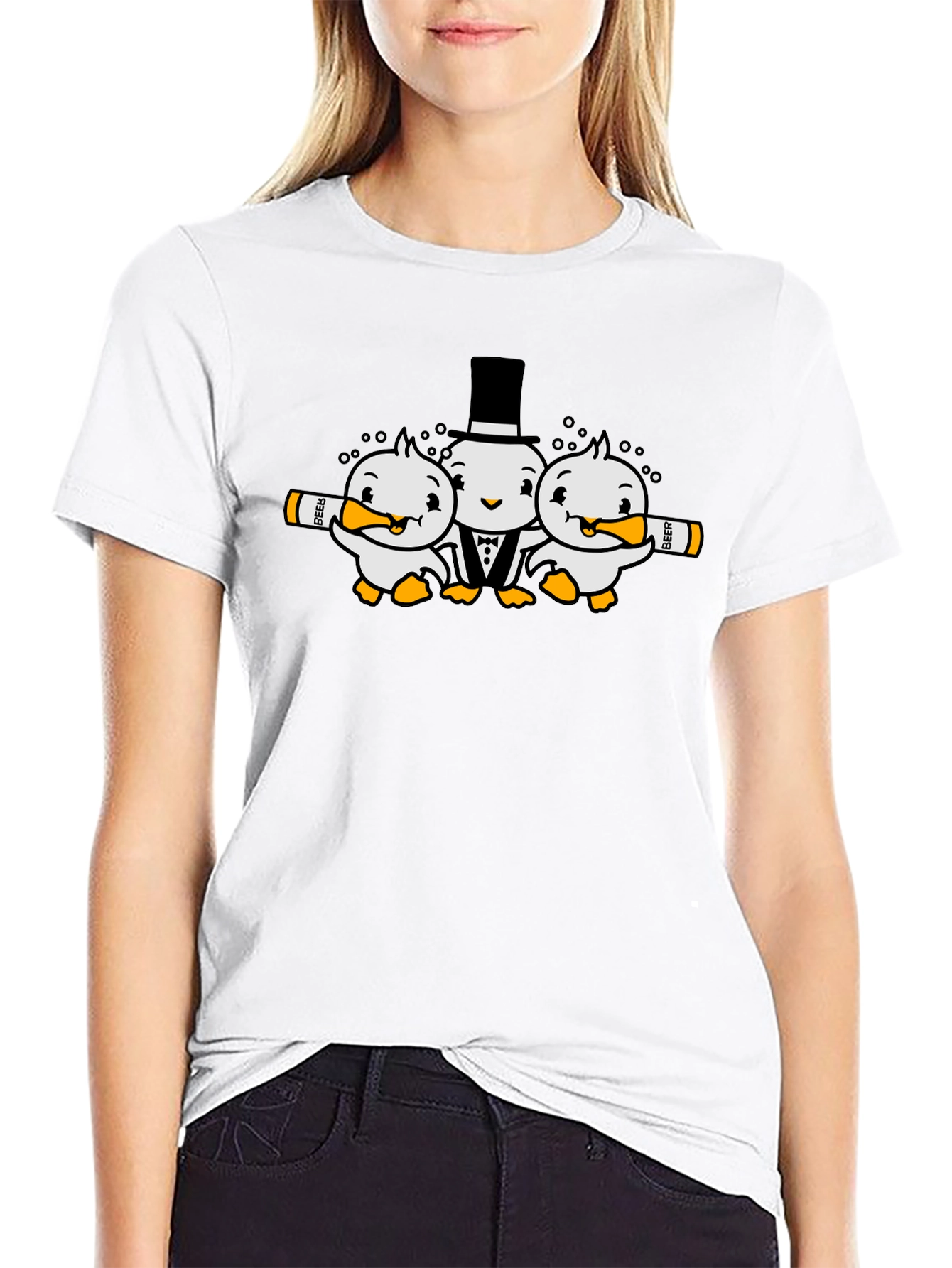 Three Duckling Beer T-Shirt