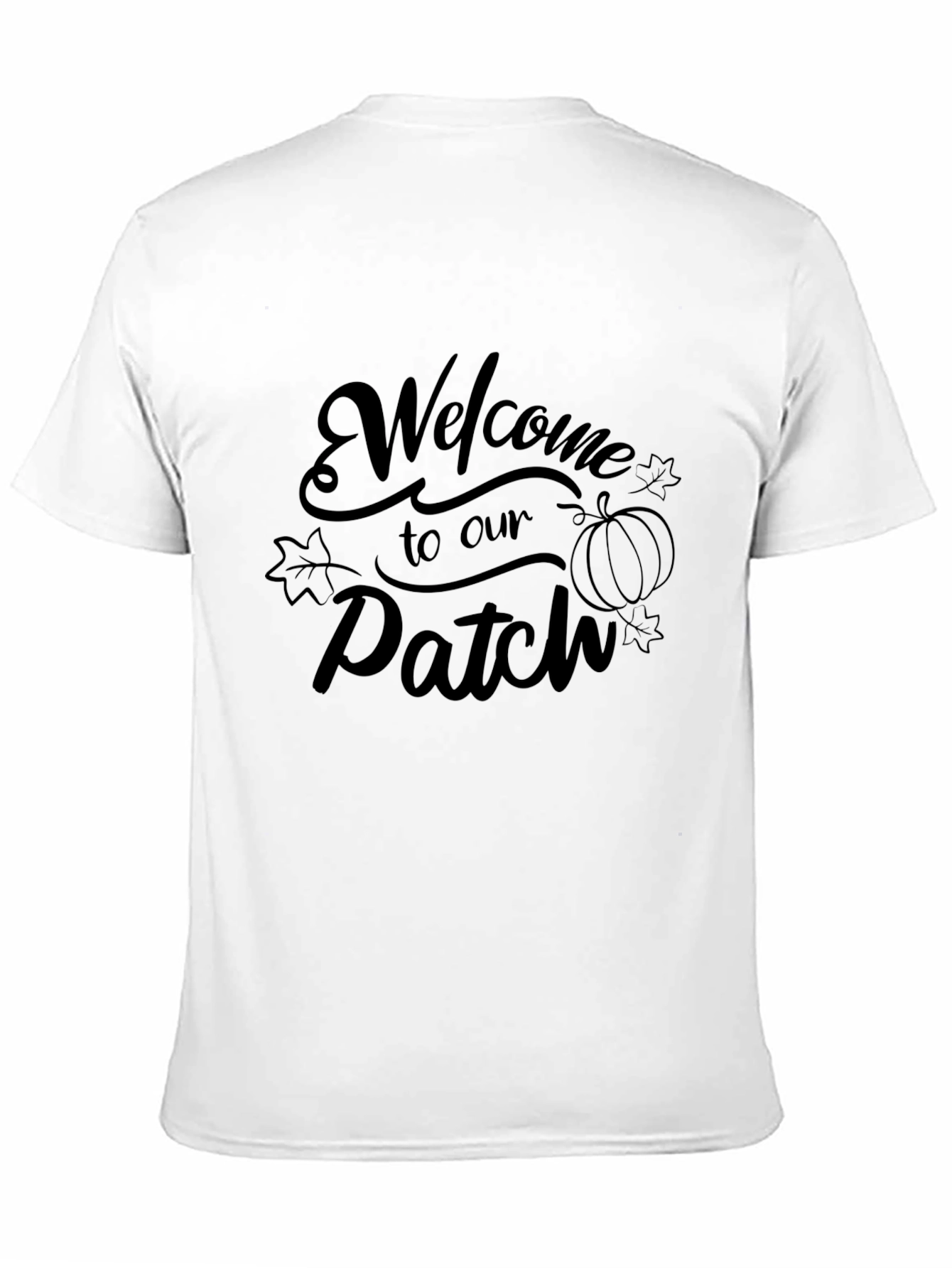 Welcome to Our Patch Black Graphic Tee