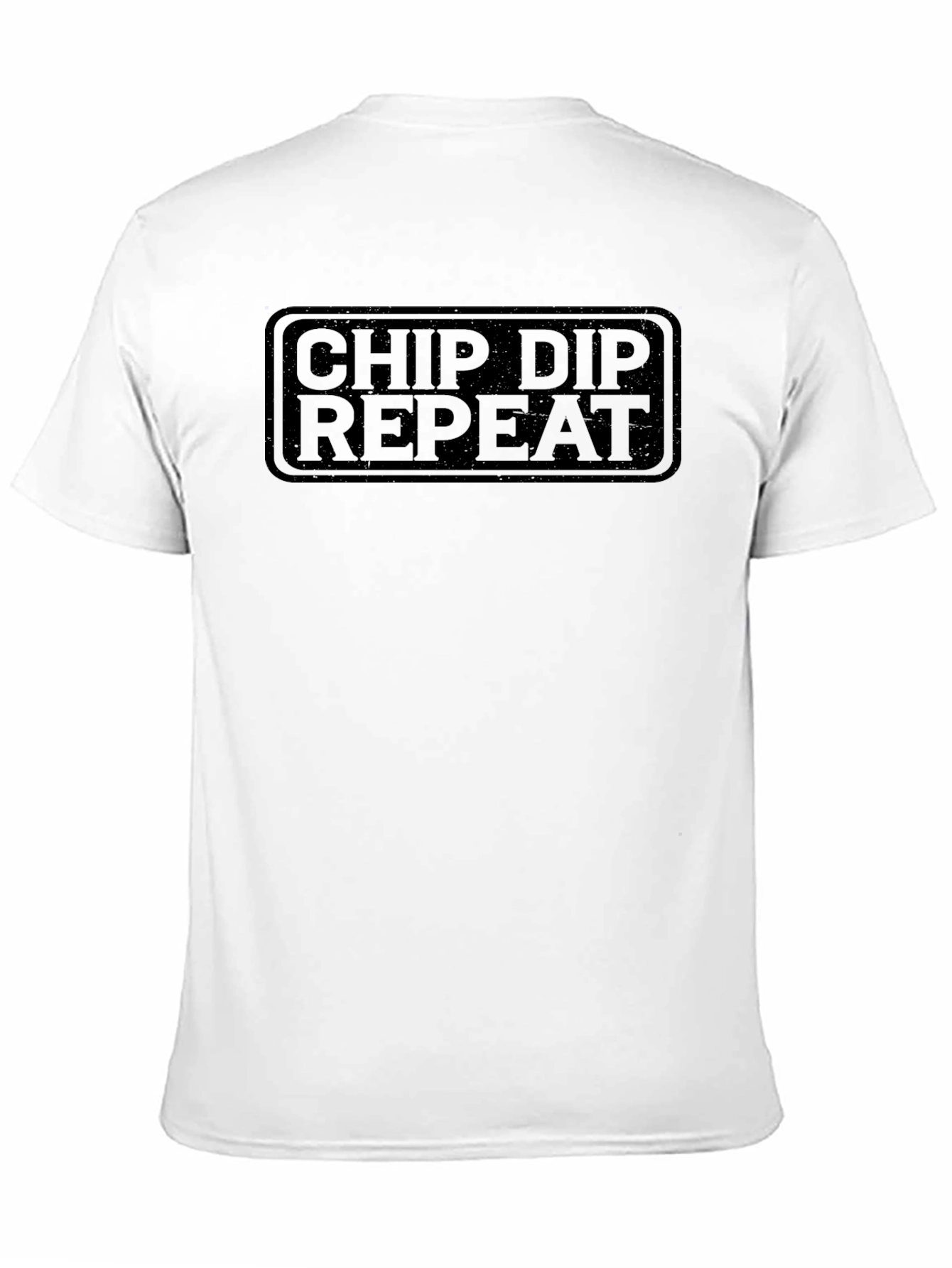 Chip Dip Repeat Graphic Tee - Black T-Shirt