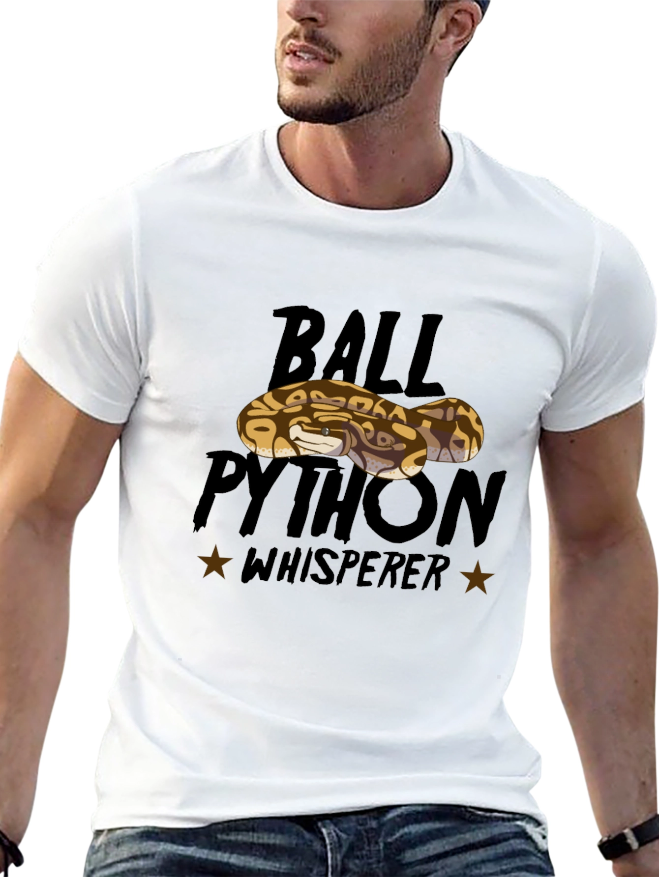 Ball Python Whisperer T-Shirt - Reptile Lover Tee