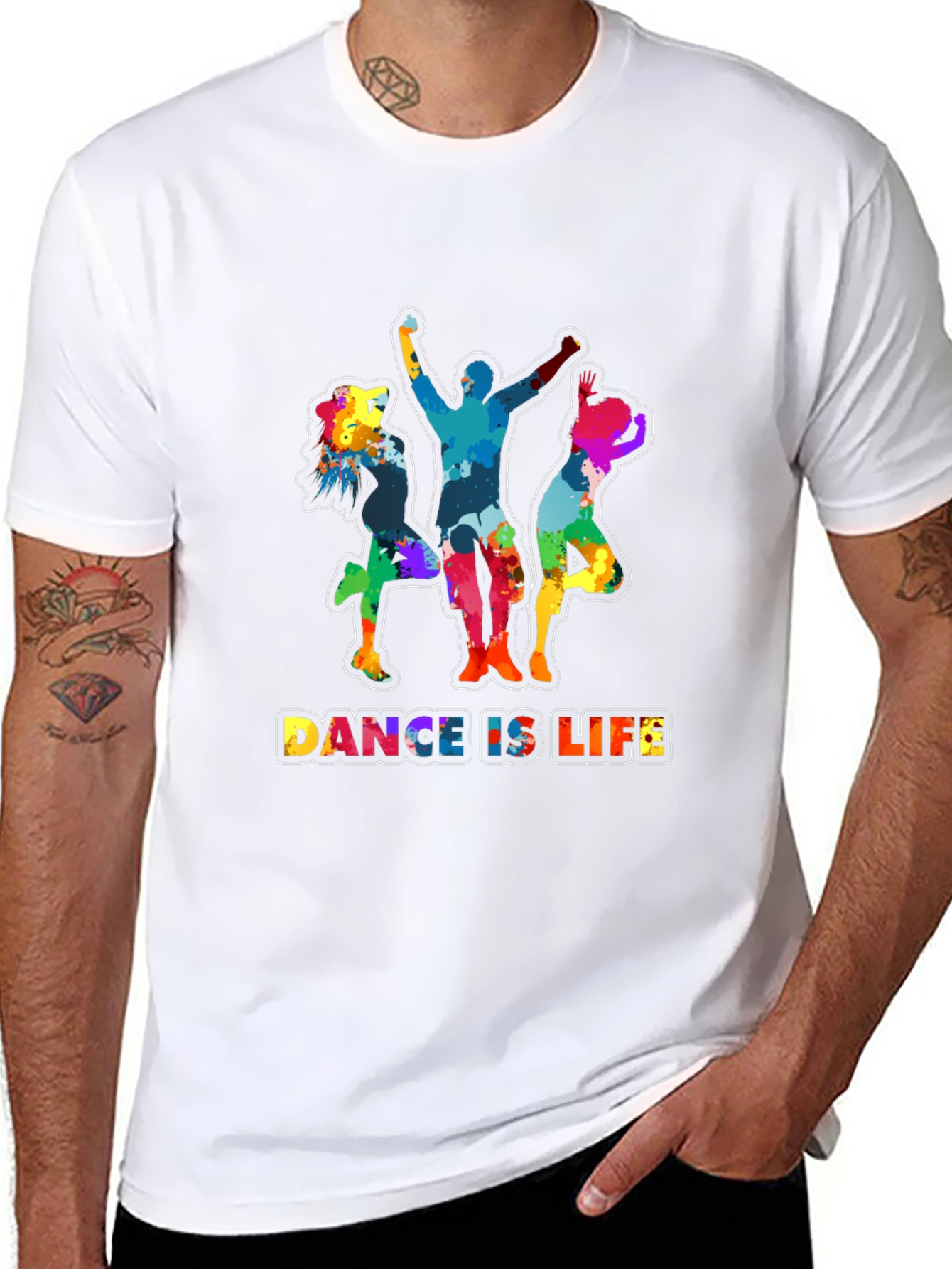 Dance Is Life Graphic Tee - Black T-Shirt