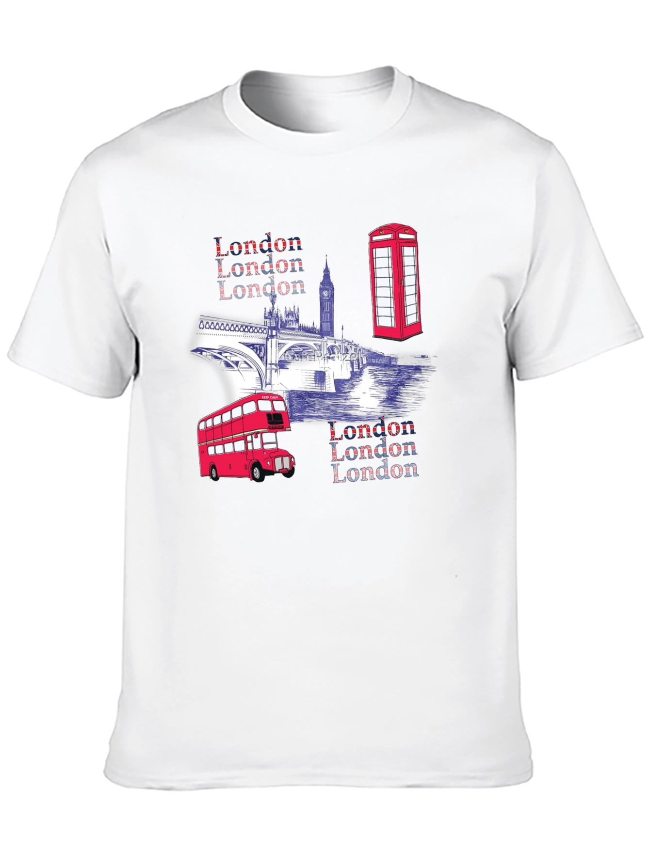 London Landmarks Graphic T-Shirt