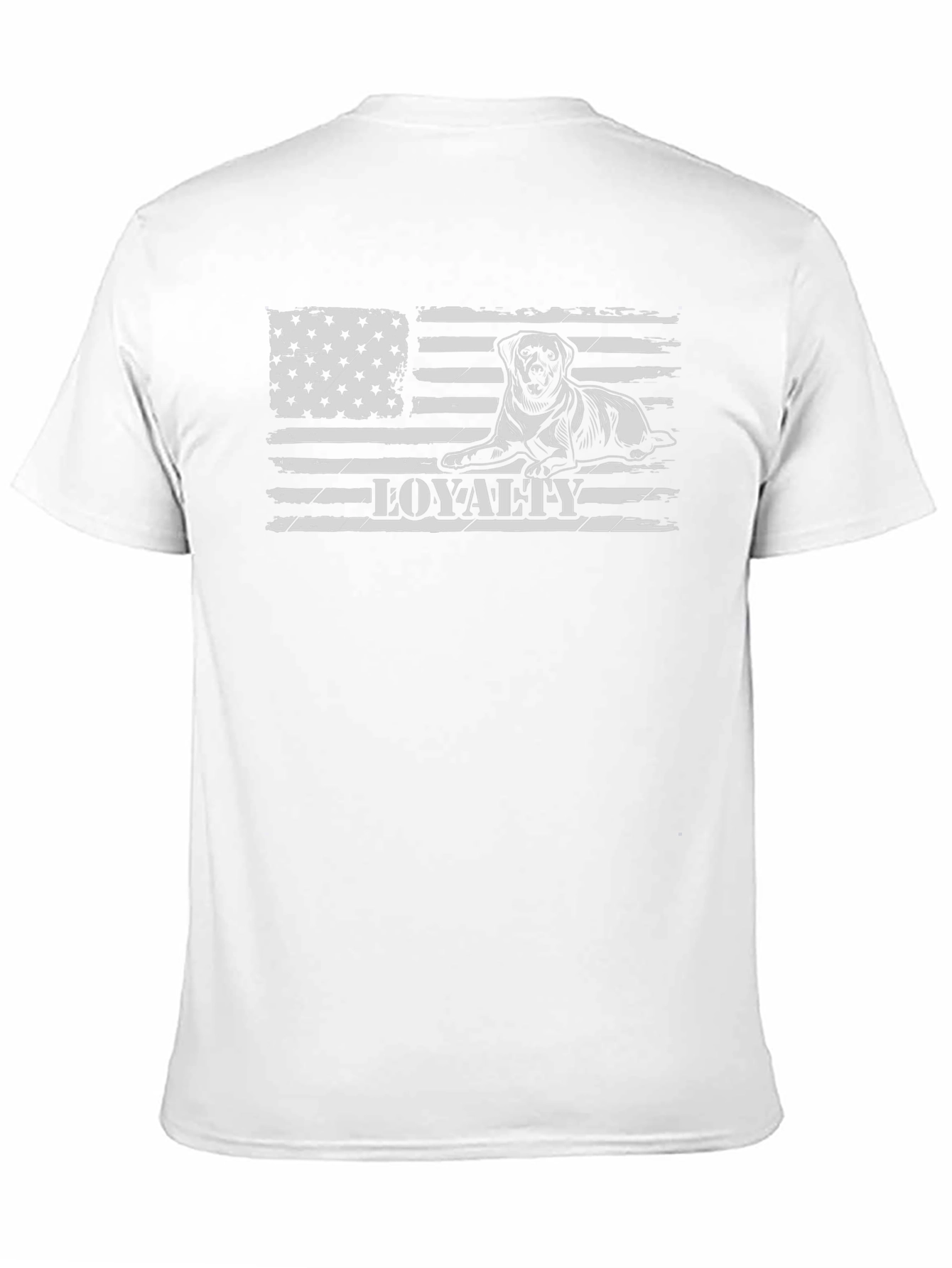 Loyalty Dog American Flag T-Shirt