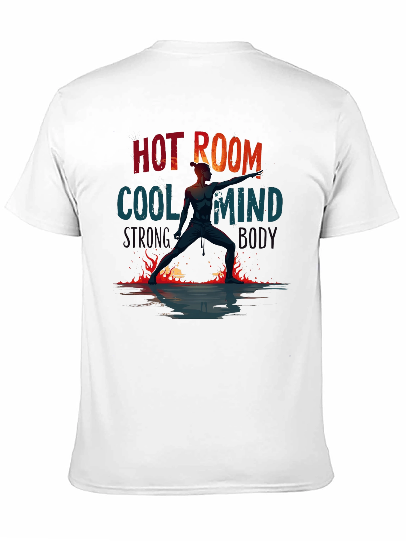 Hot Room Cool Mind Black Graphic Tee