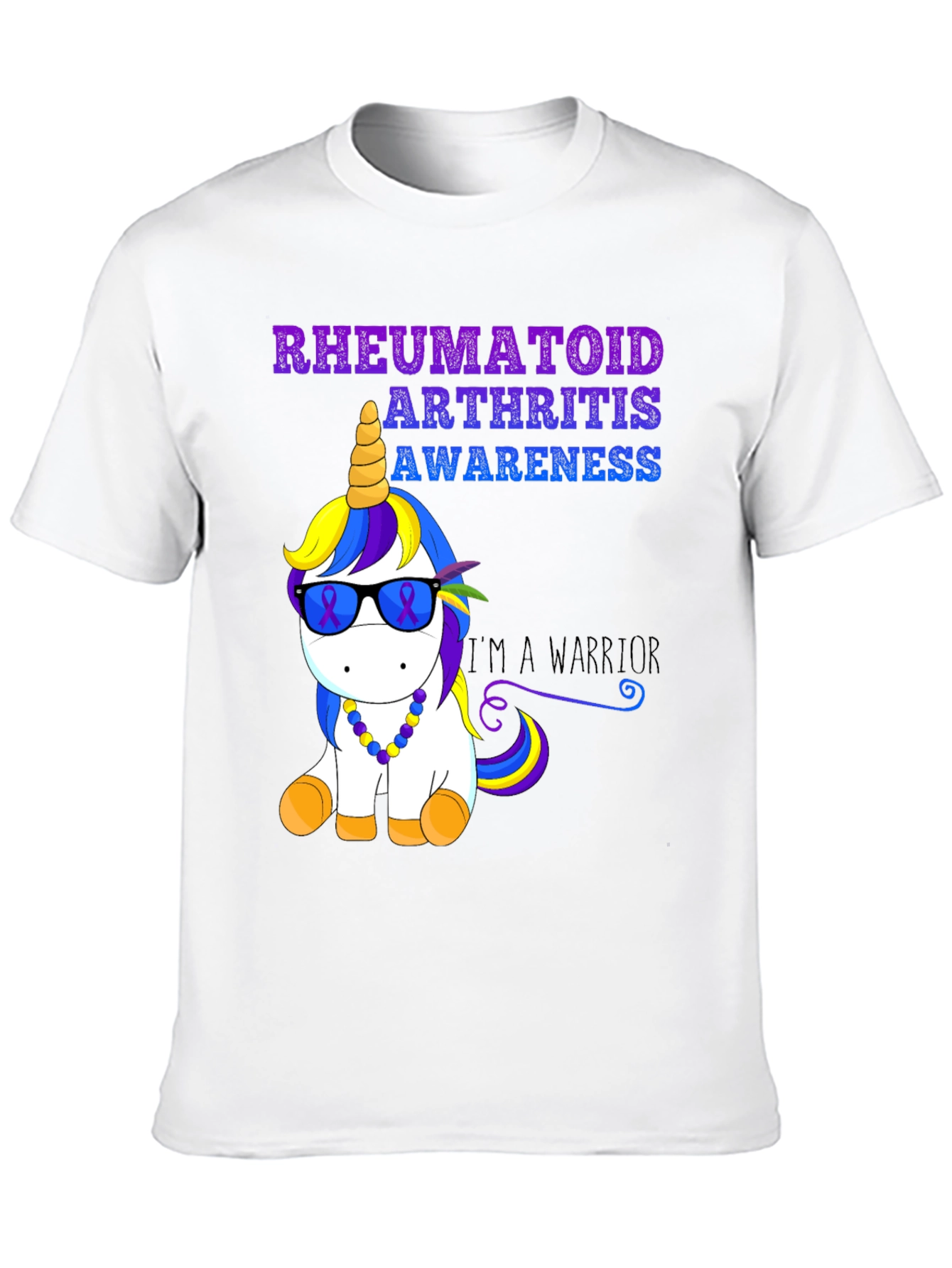 Rheumatoid Arthritis Awareness Unicorn T-Shirt