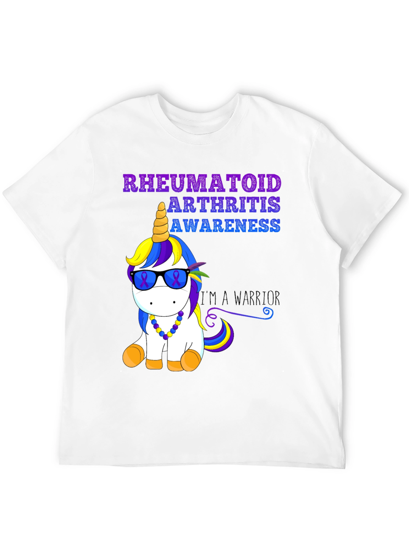 Rheumatoid Arthritis Awareness Unicorn T-Shirt