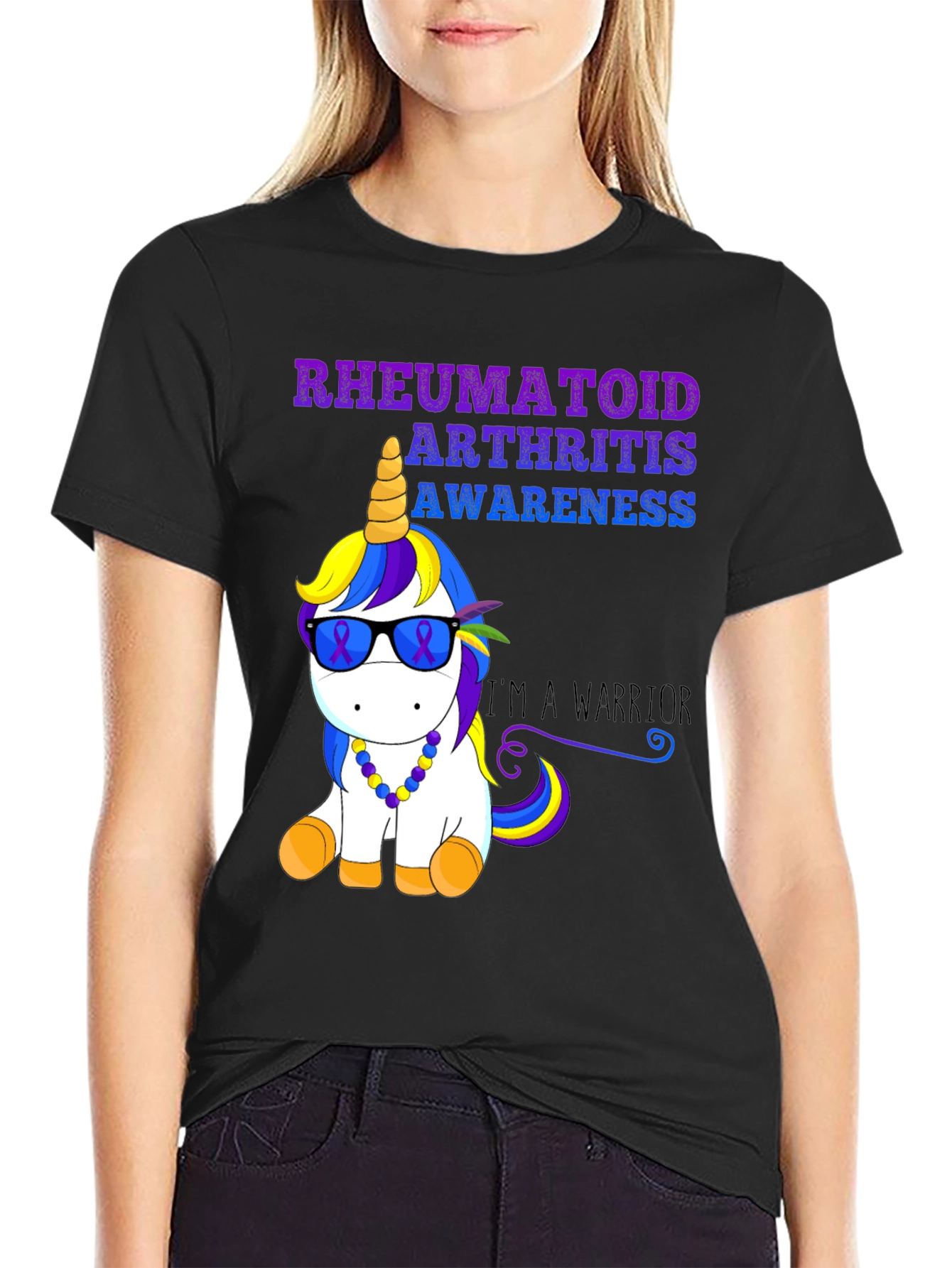 Rheumatoid Arthritis Awareness Unicorn T-Shirt