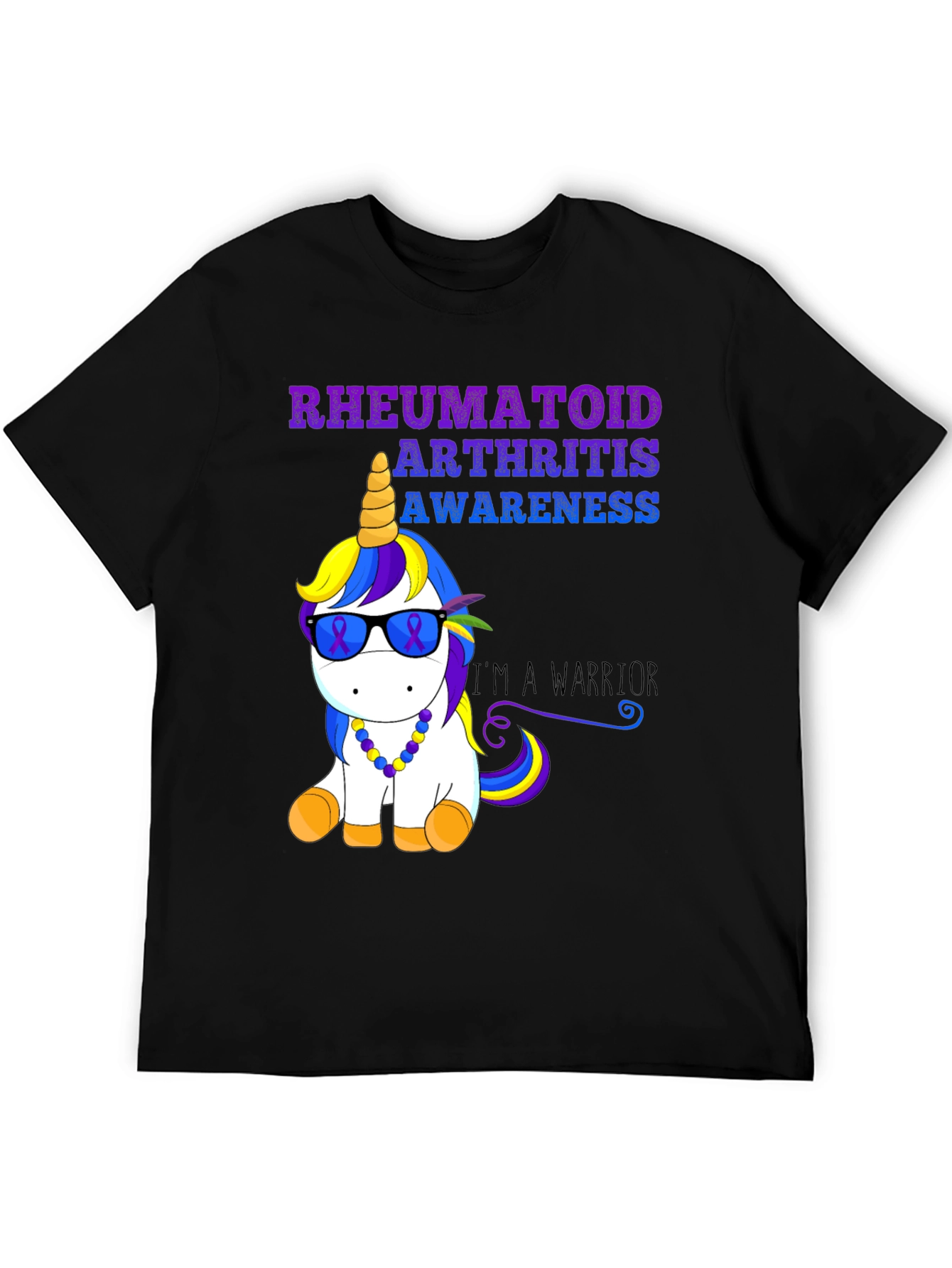 Rheumatoid Arthritis Awareness Unicorn T-Shirt
