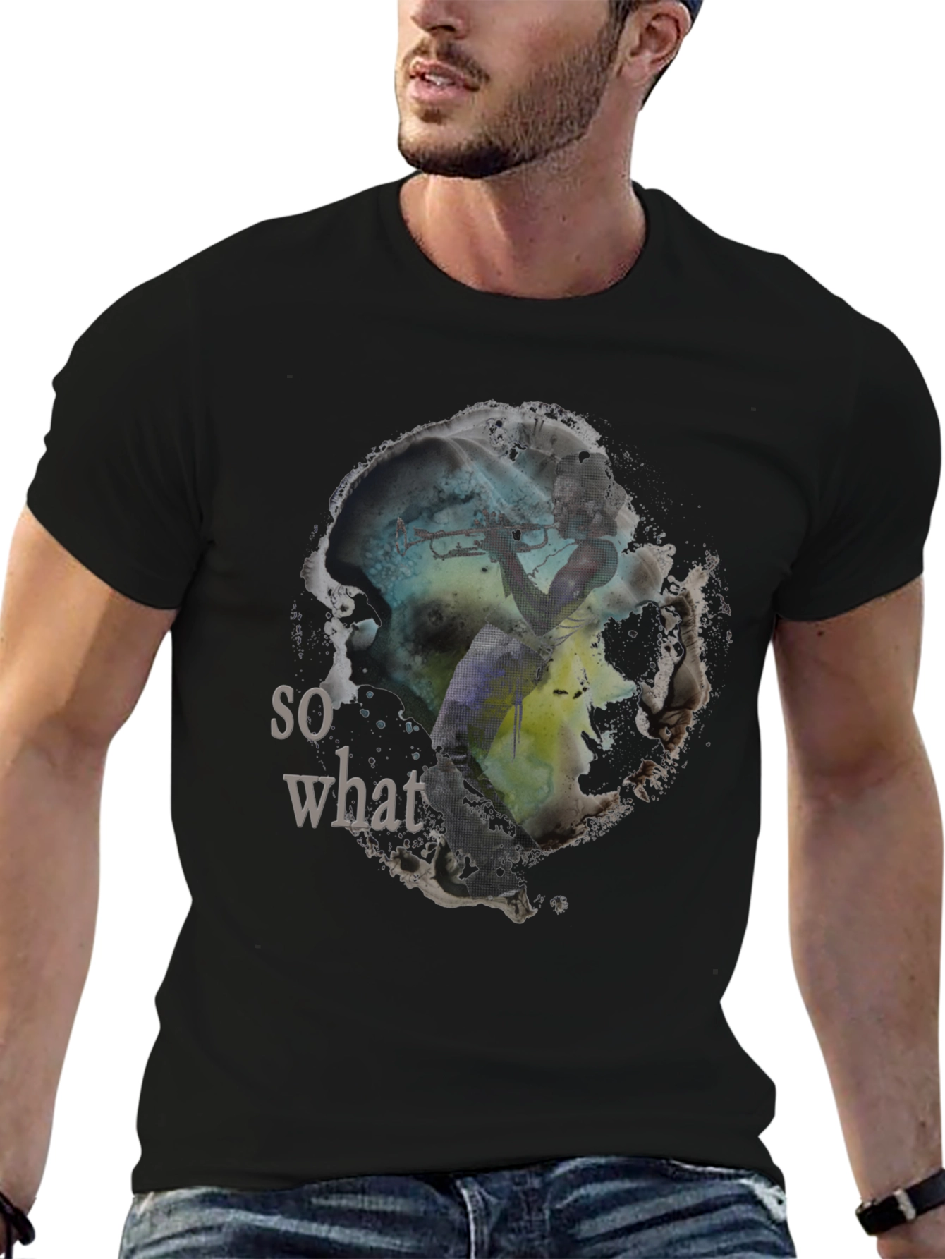 So What T-Shirt - Artistic Trumpet Design