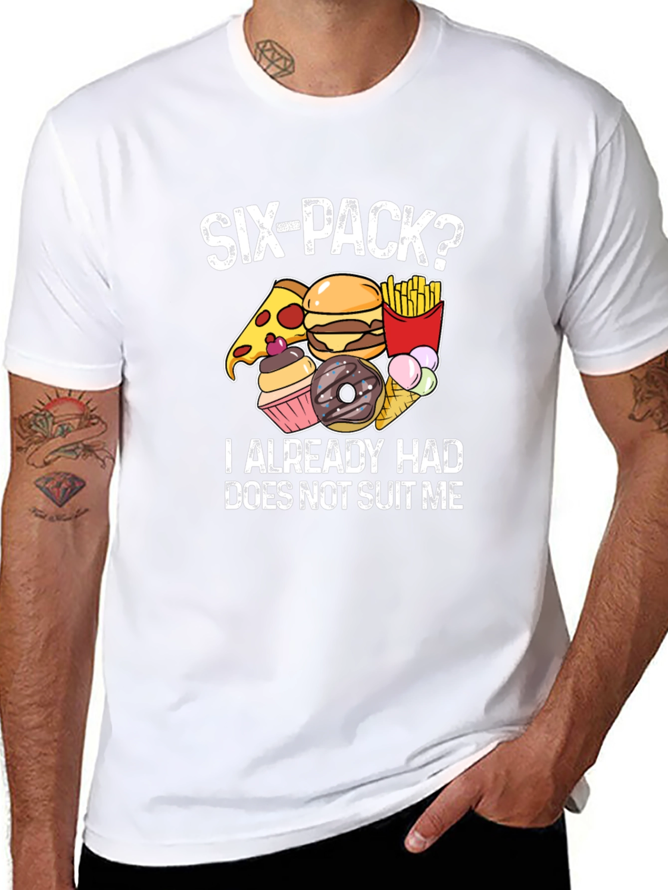 Six-Pack? Funny Food T-Shirt