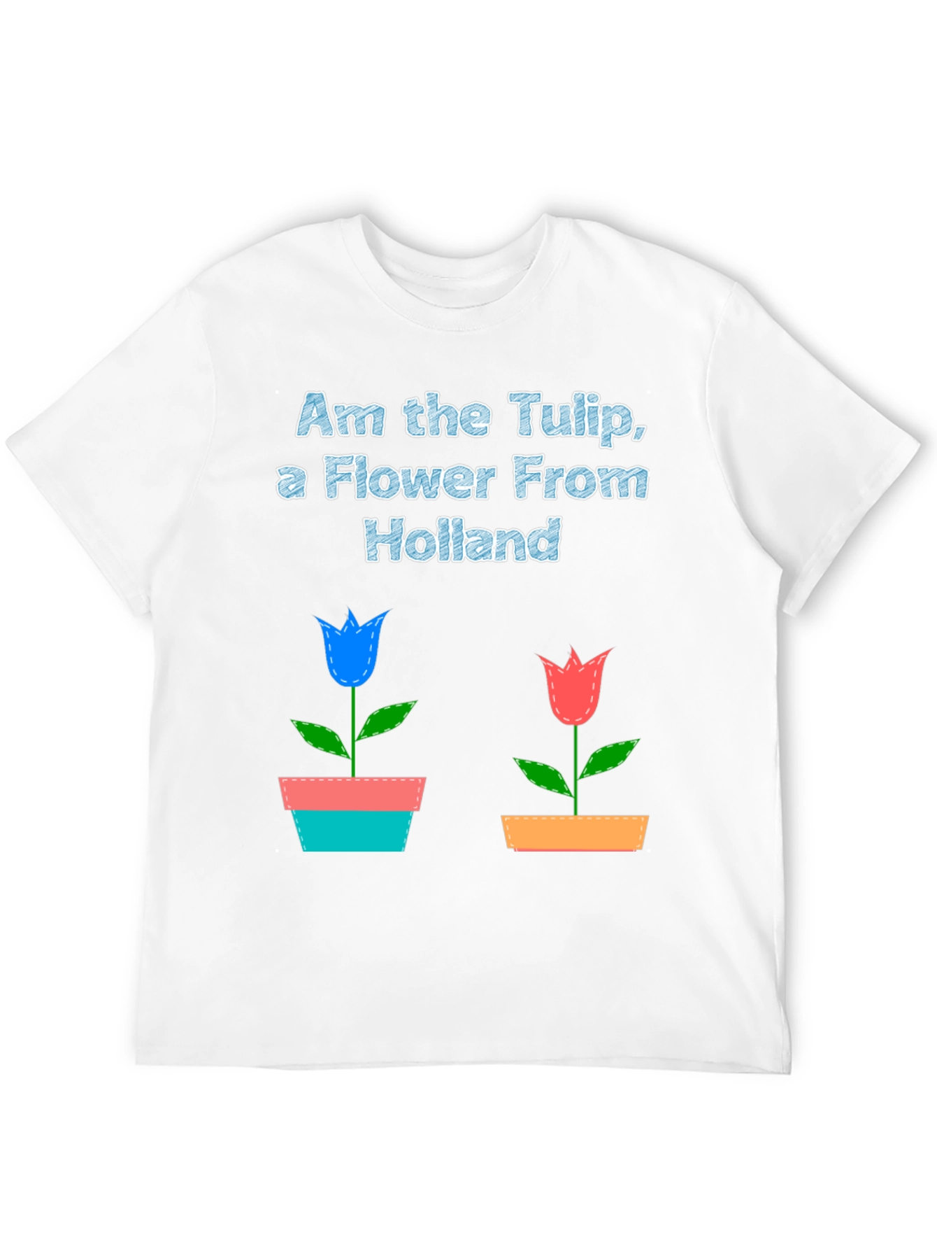 Holland Tulip Flower Graphic T-Shirt
