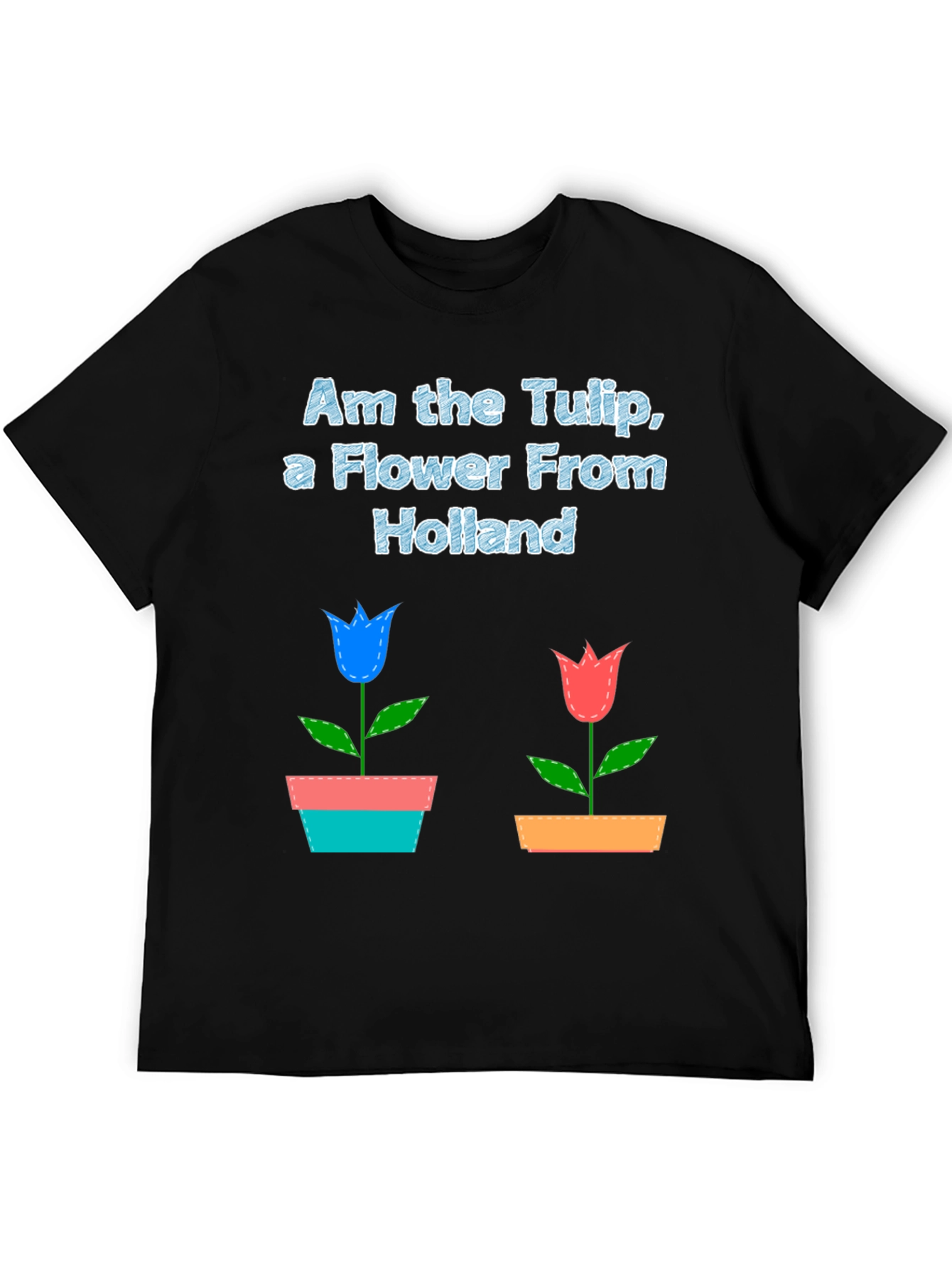 Holland Tulip Flower Graphic T-Shirt