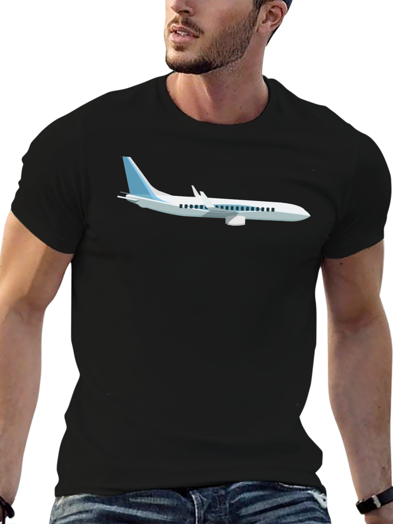 Airplane Graphic T-Shirt | Aviation Tee