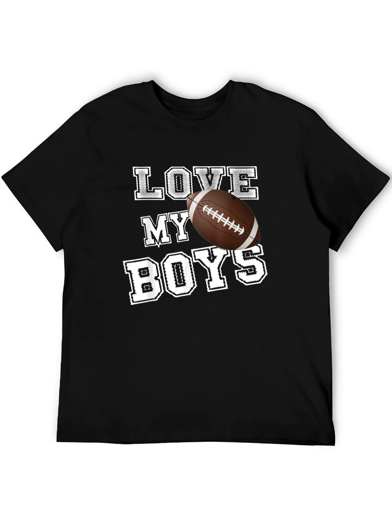 Love My Boys Football Graphic Tee