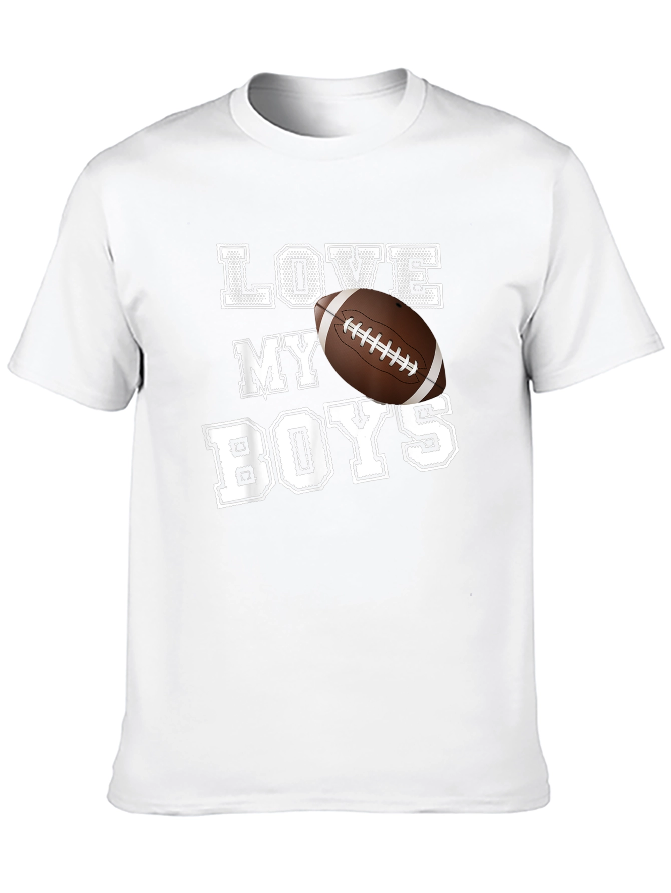 Love My Boys Football Graphic Tee