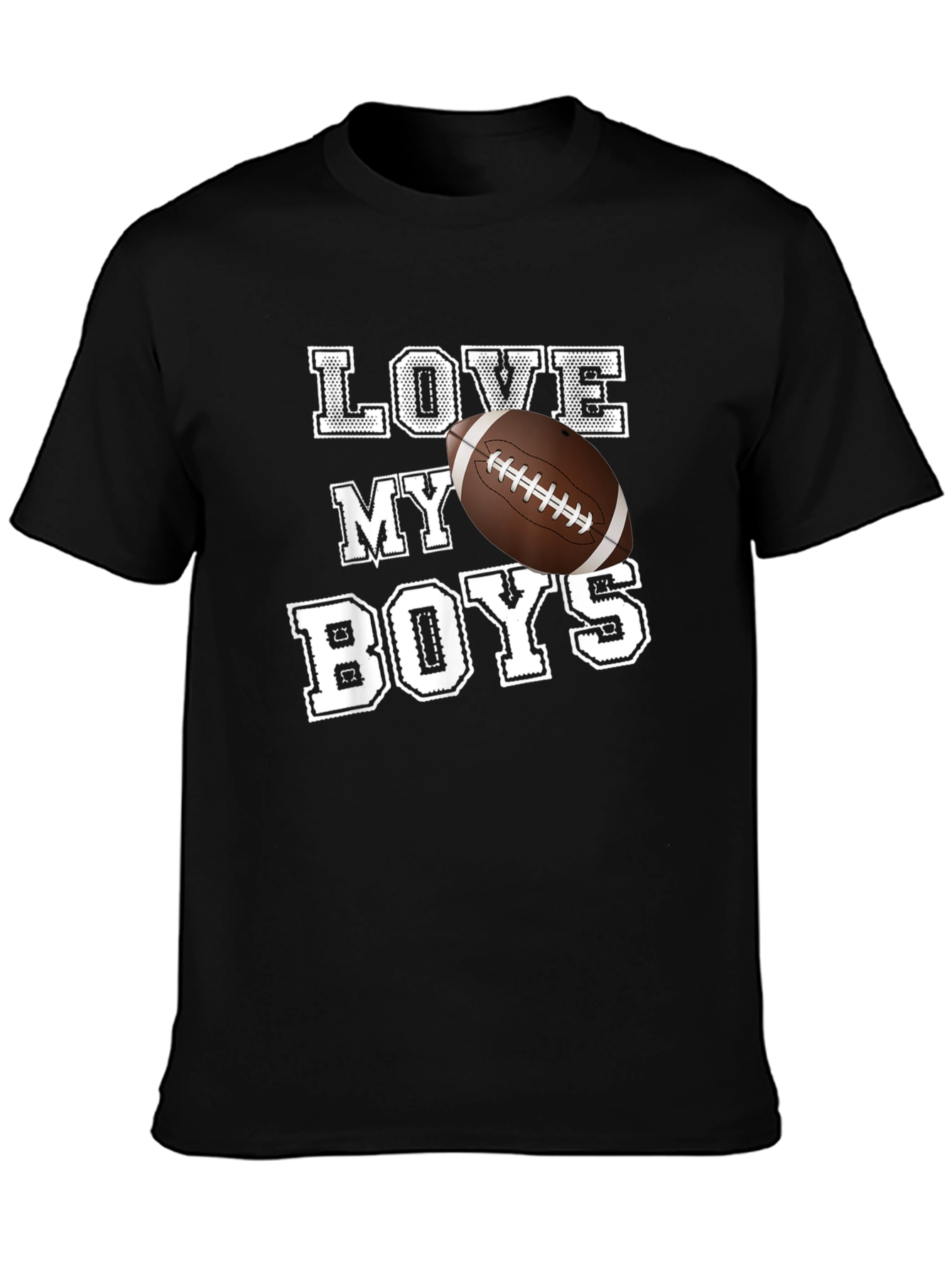 Love My Boys Football Graphic Tee