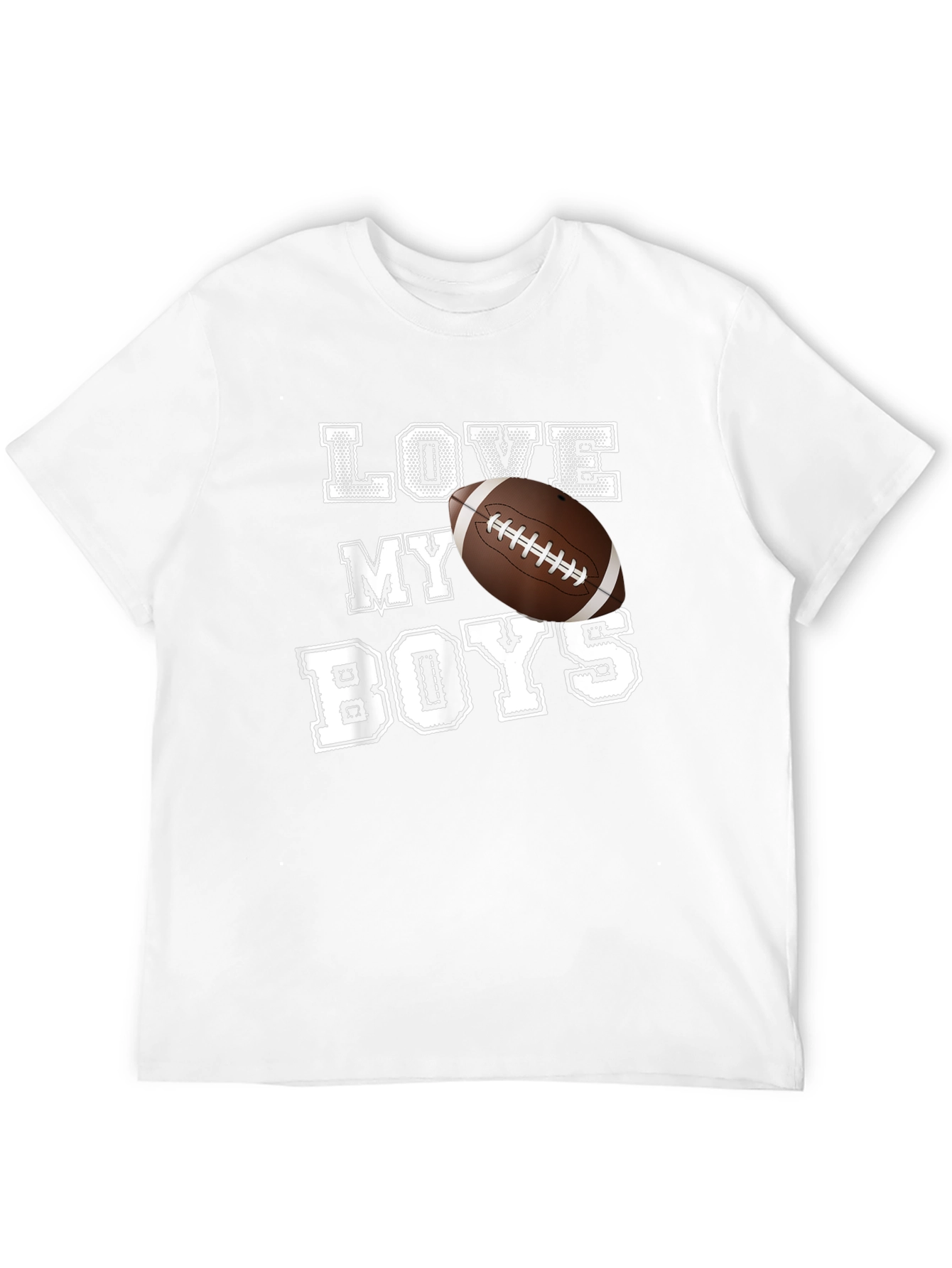 Love My Boys Football Graphic Tee