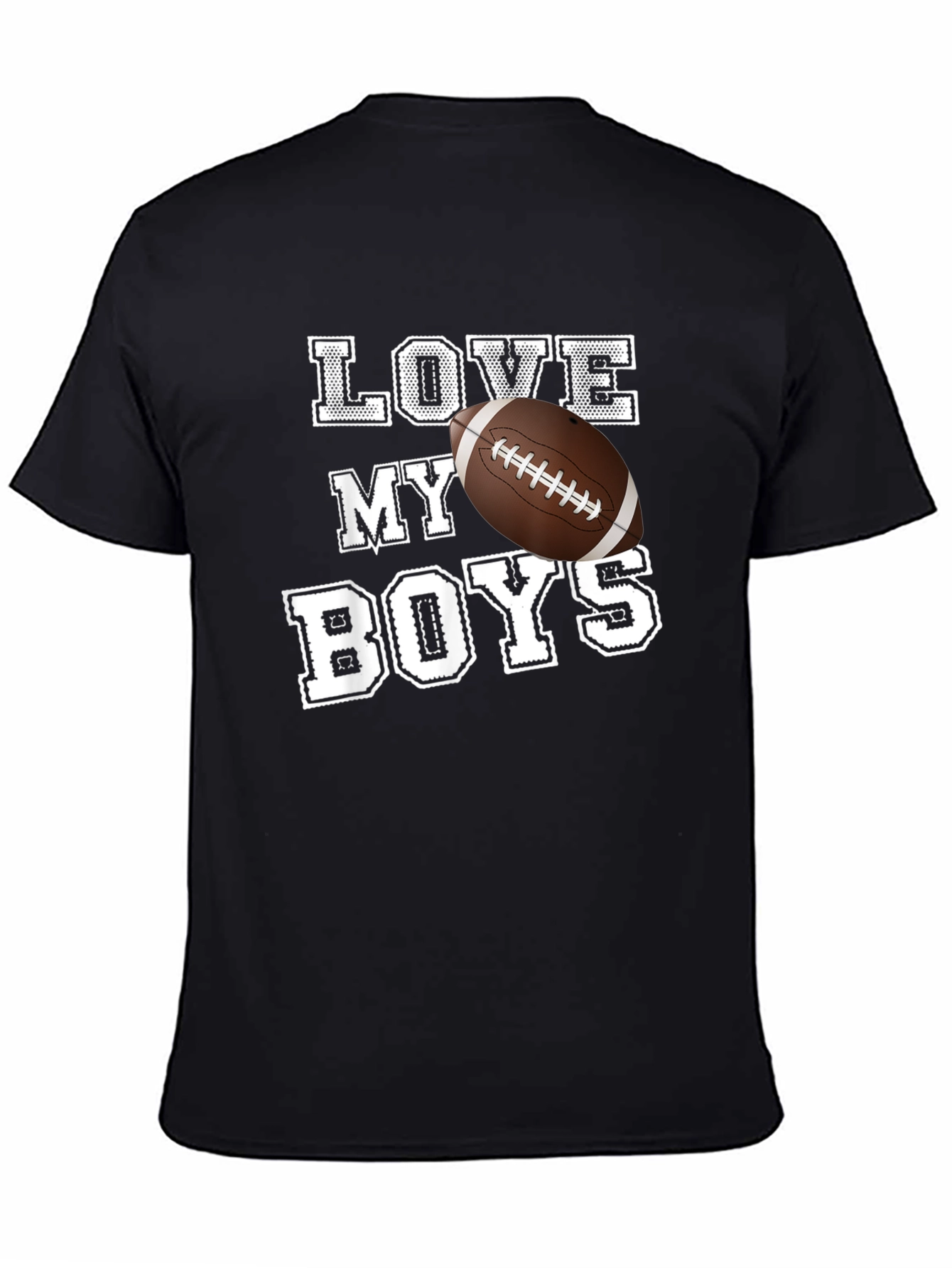 Love My Boys Football Graphic Tee