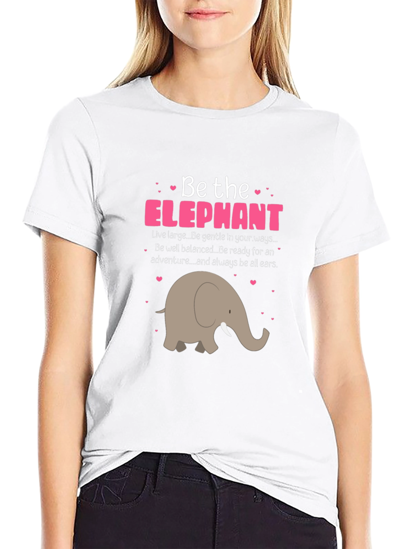 Be the Elephant T-Shirt - Cute Animal Graphic Tee