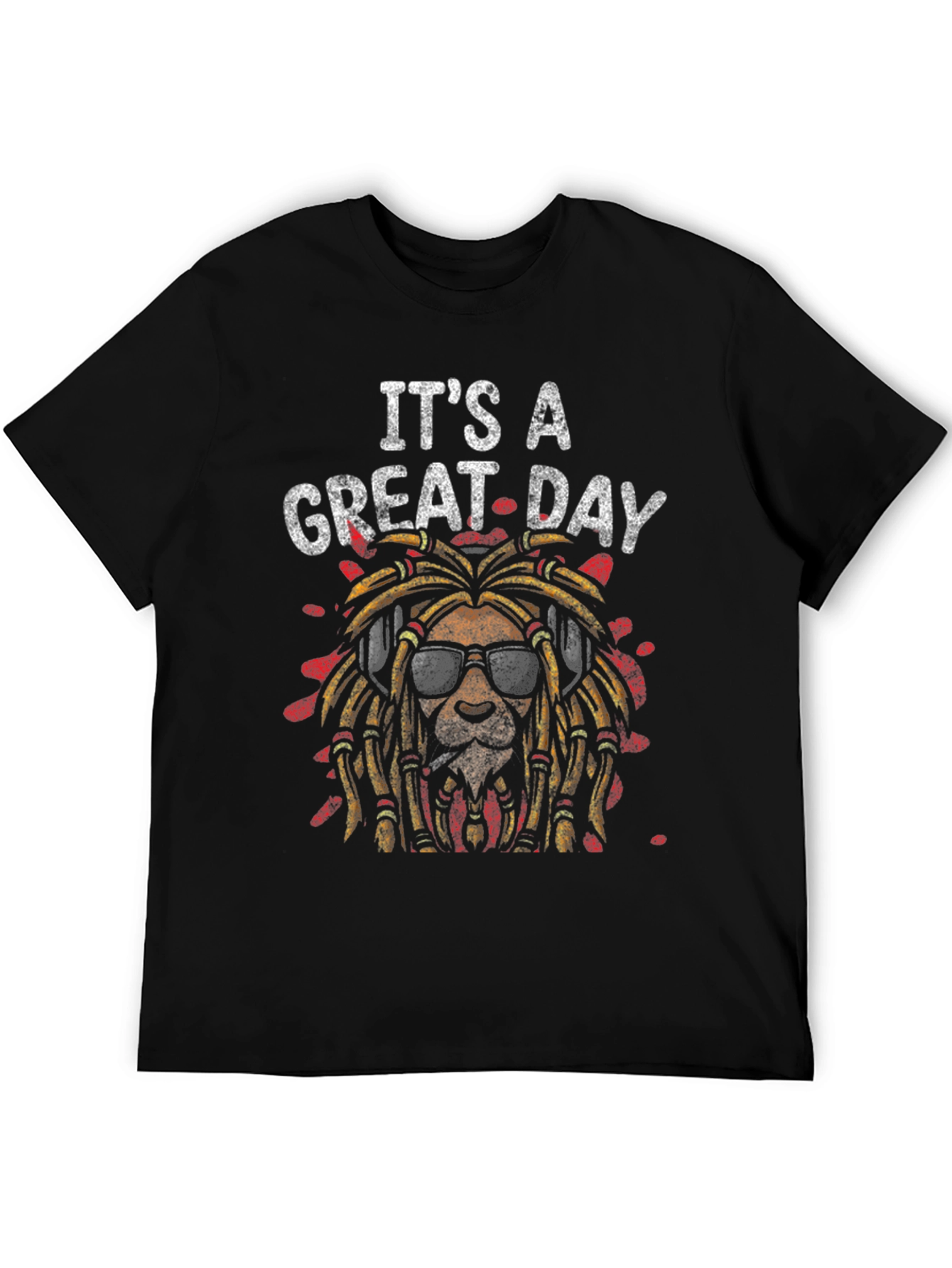 Its A Great Day Lion Graphic Tee