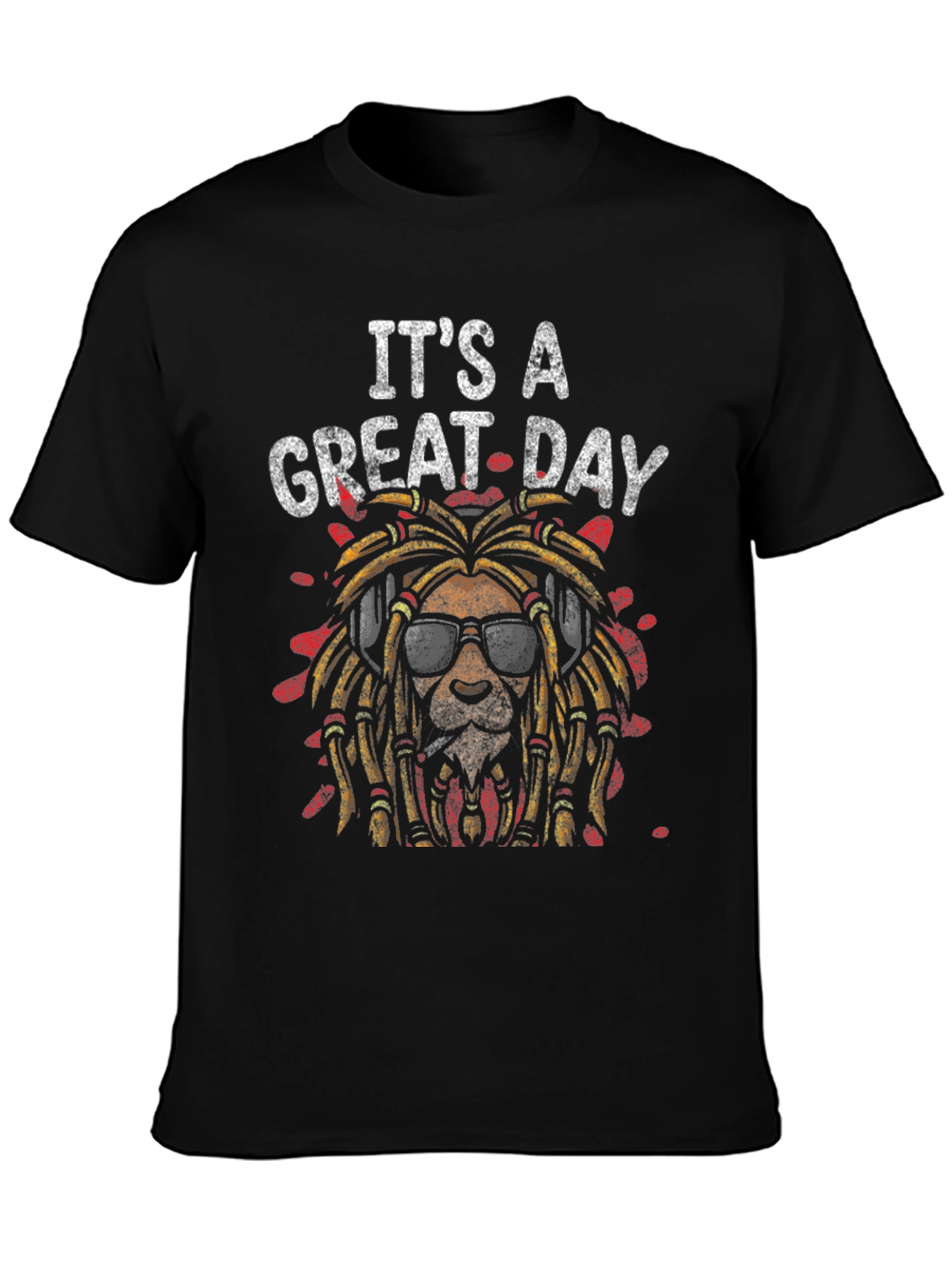 Its A Great Day Lion Graphic Tee