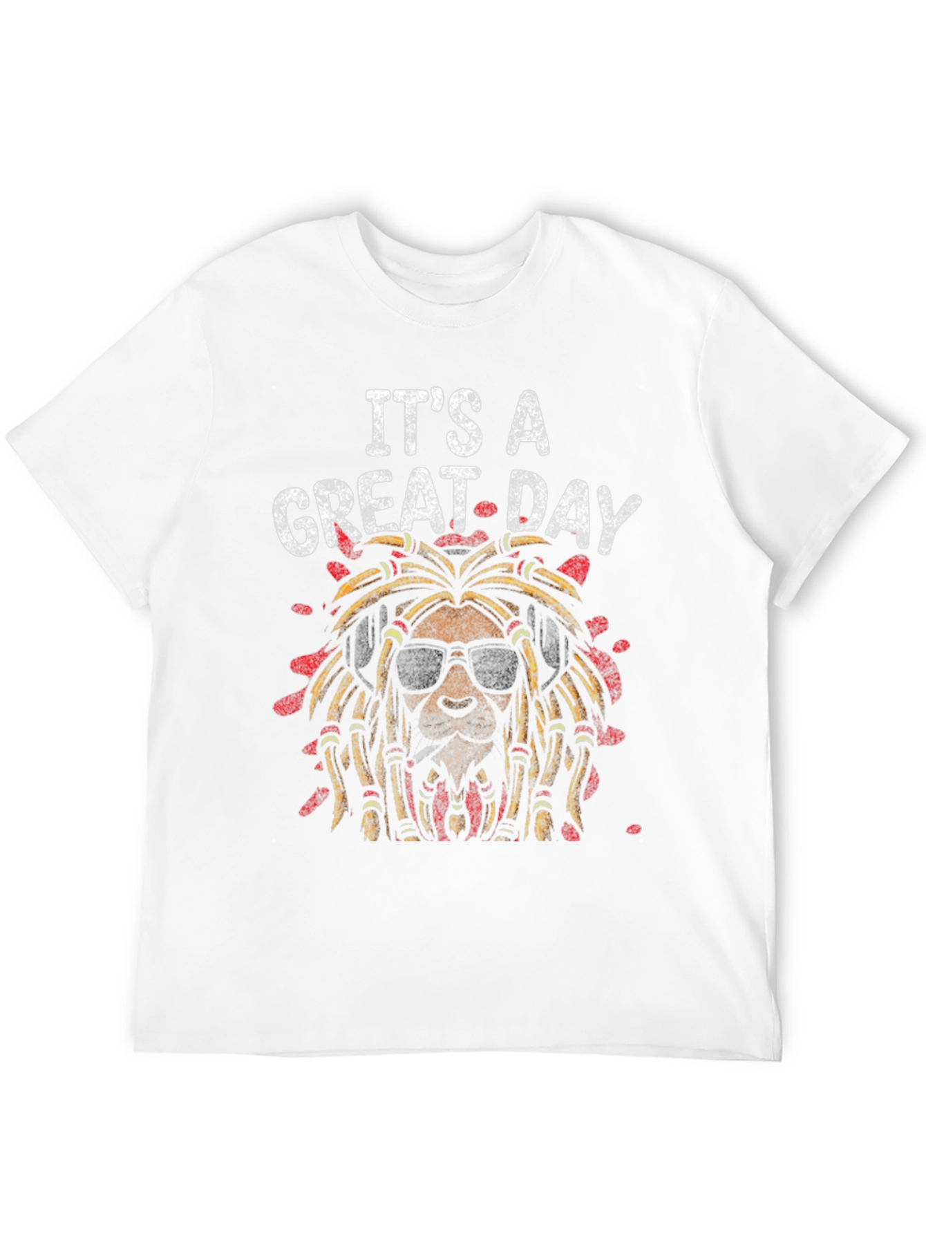 Its A Great Day Lion Graphic Tee