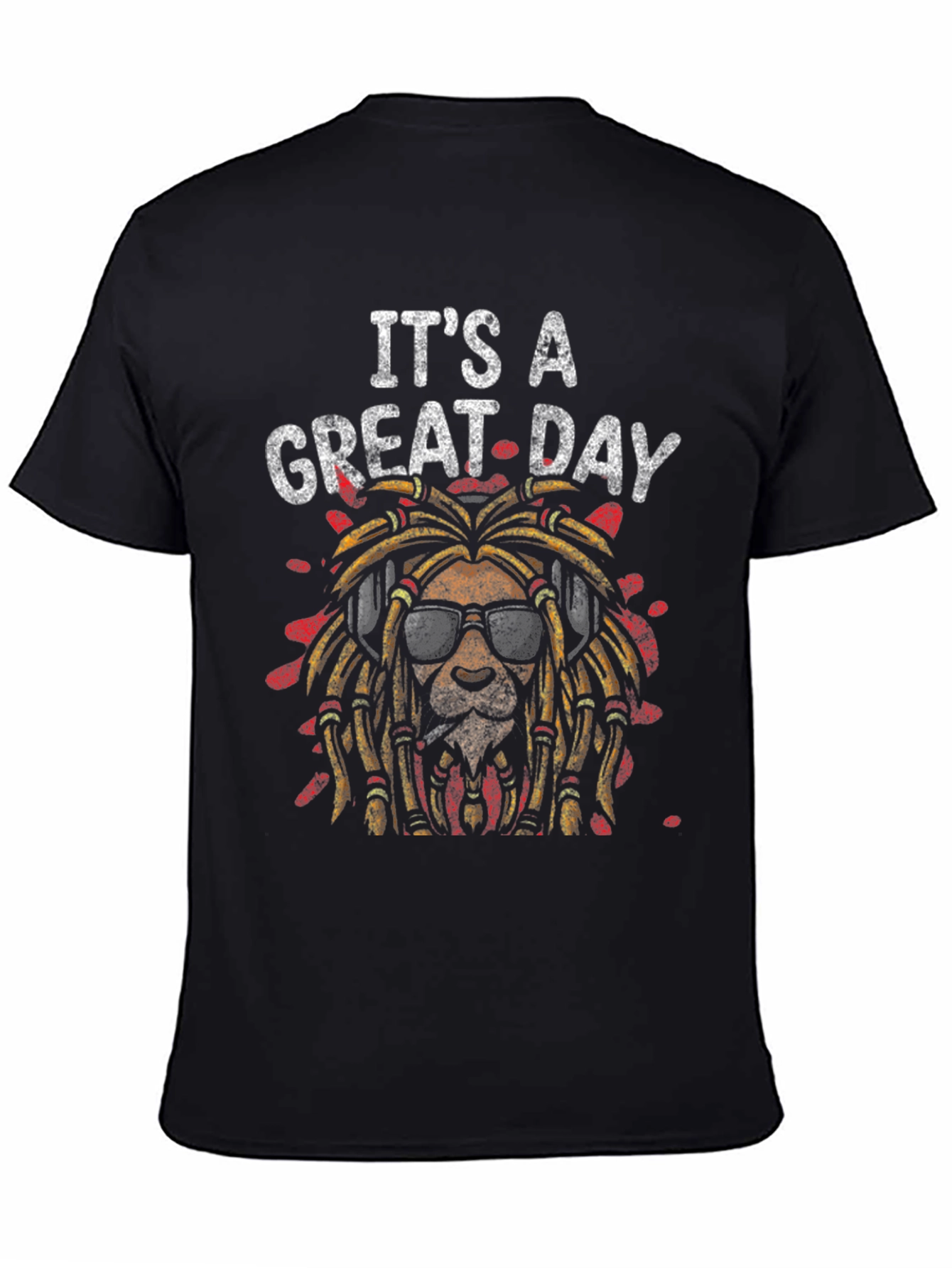 Its A Great Day Lion Graphic Tee