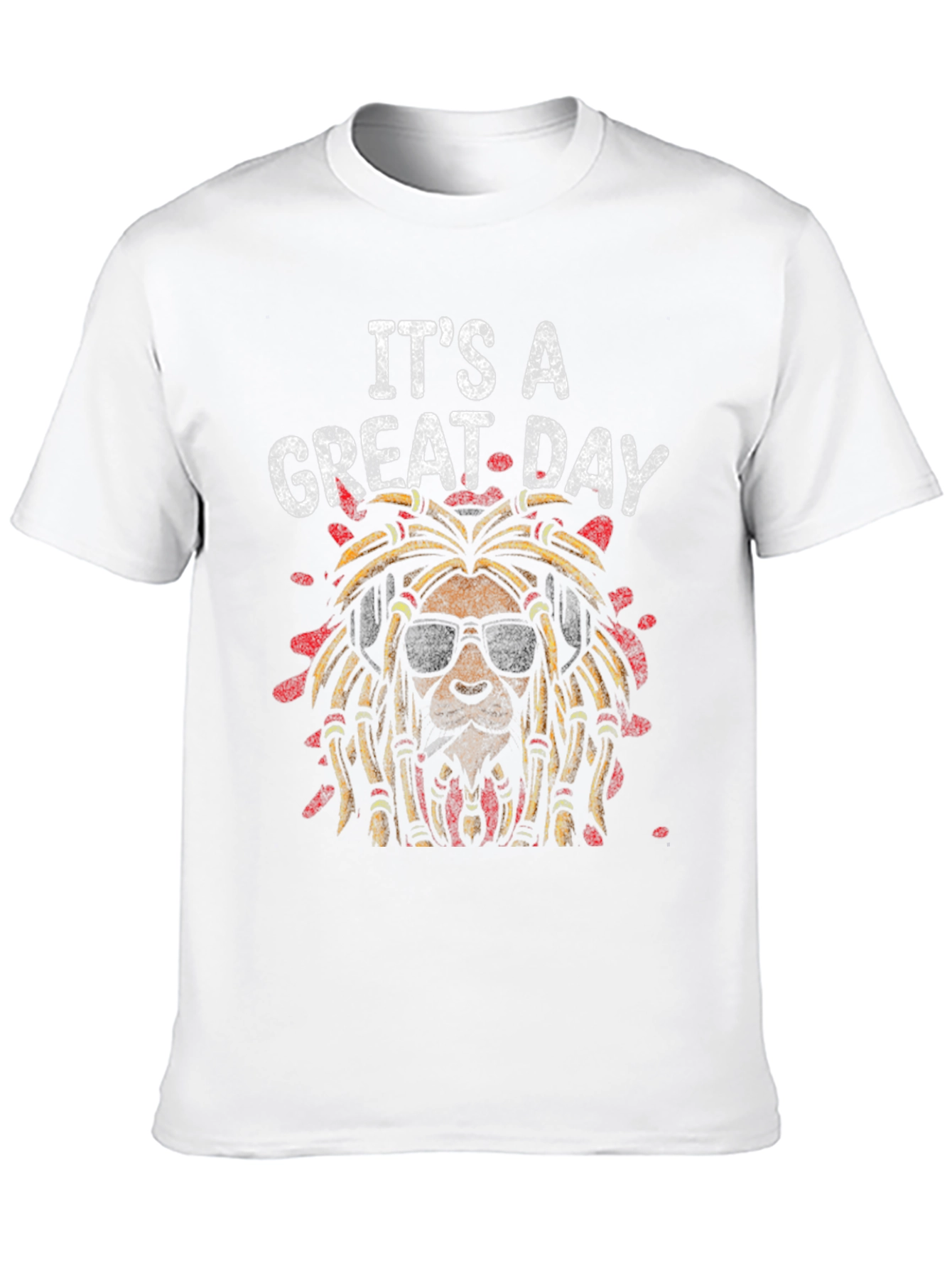 Its A Great Day Lion Graphic Tee