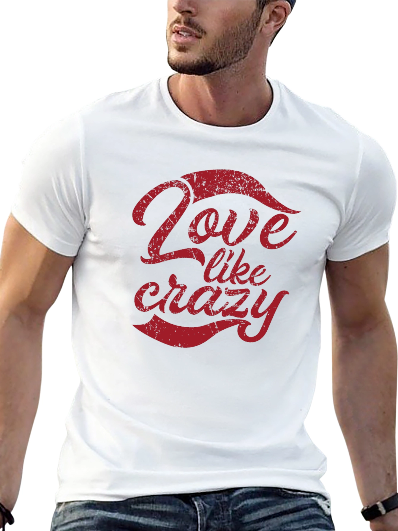 Love Like Crazy Black Graphic Tee