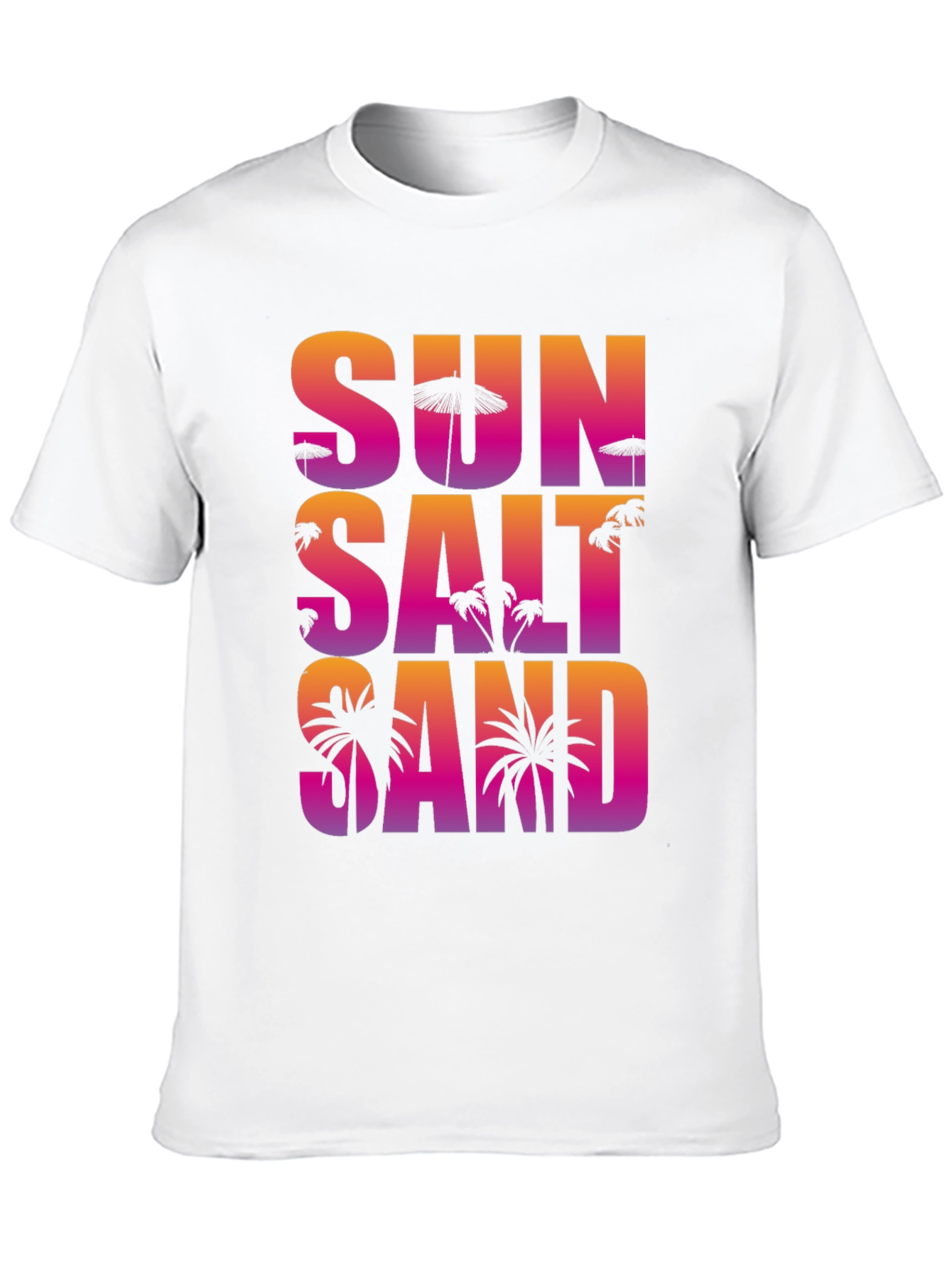Sun Salt Sand Graphic Tee - Beach Lover Shirt