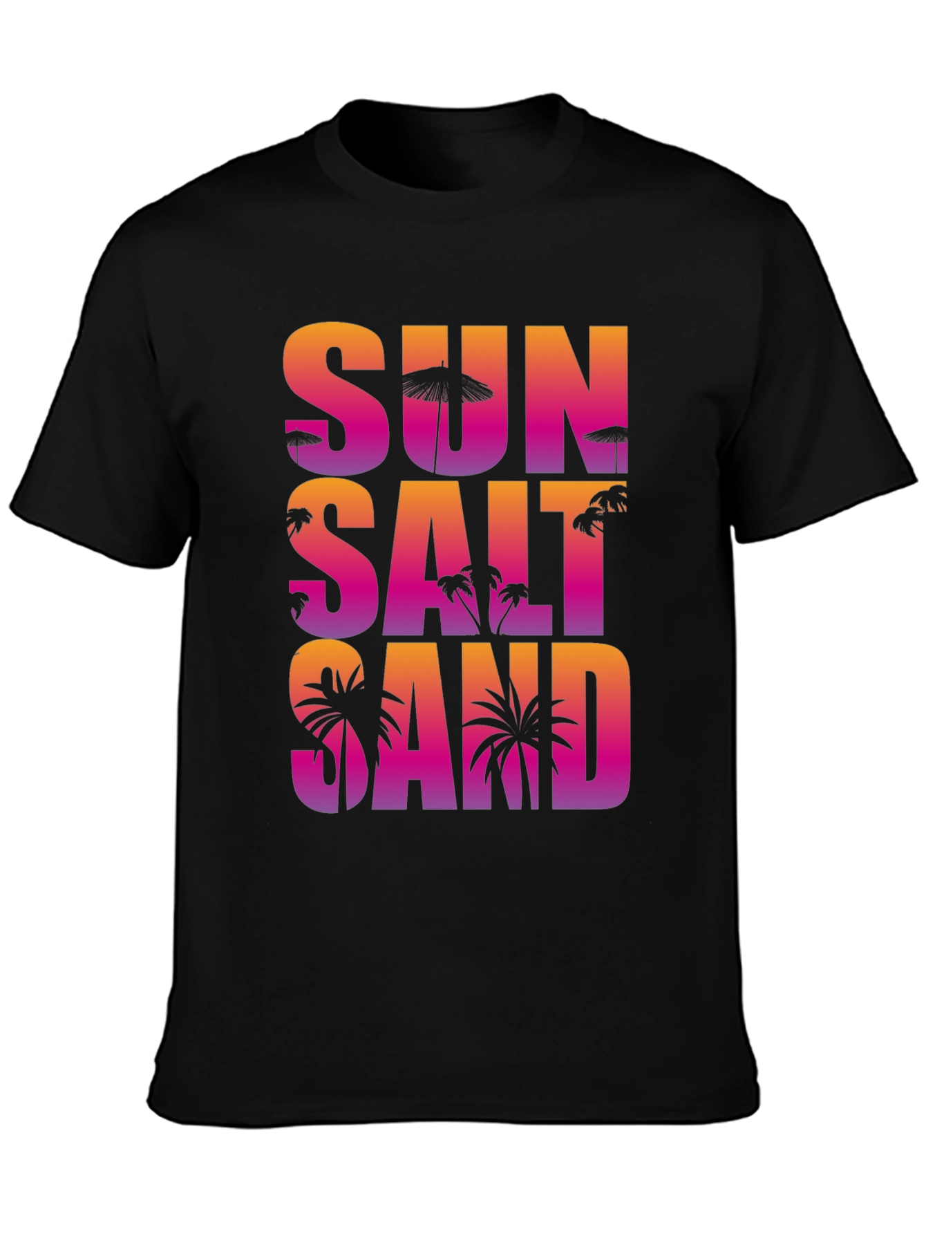 Sun Salt Sand Graphic Tee - Beach Lover Shirt