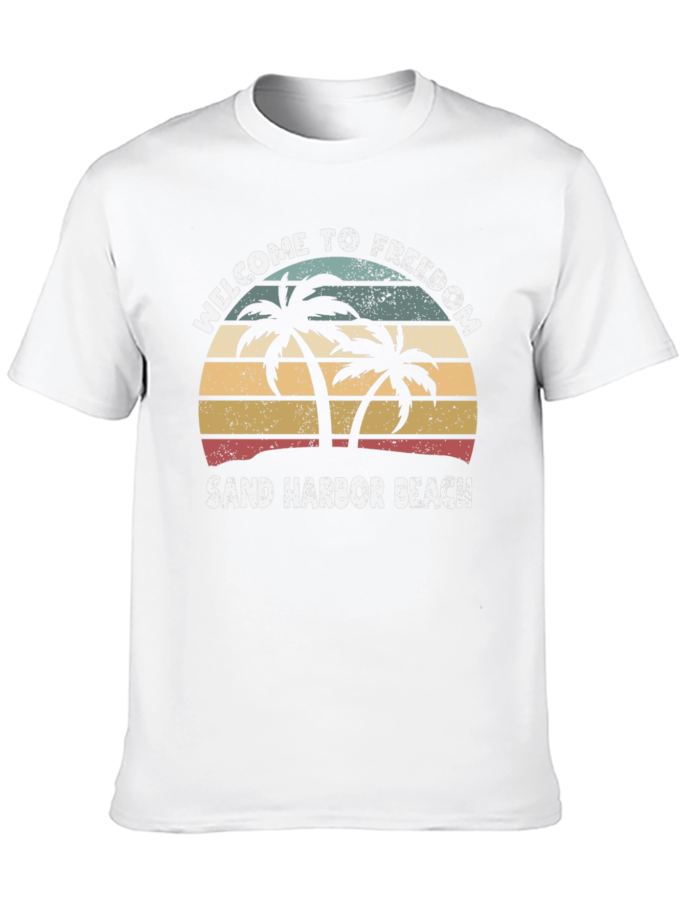 Sand Harbor Beach Graphic Tee - Freedom Vibes