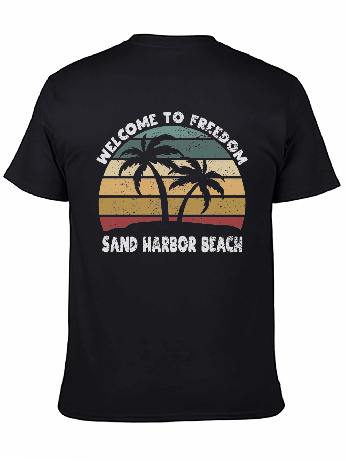 Sand Harbor Beach Graphic Tee - Freedom Vibes