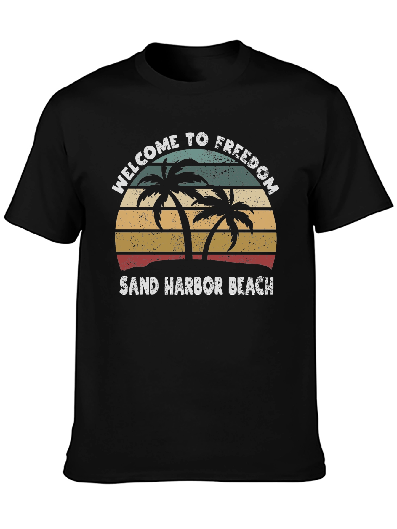 Sand Harbor Beach Graphic Tee - Freedom Vibes