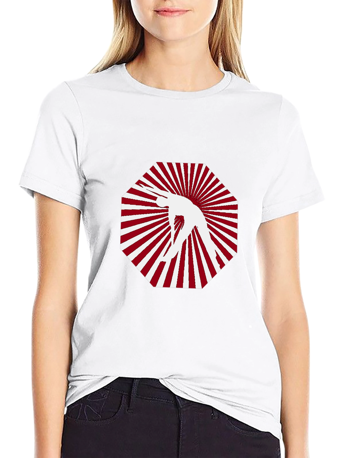 Stylish Black T-Shirt with Graphic Design