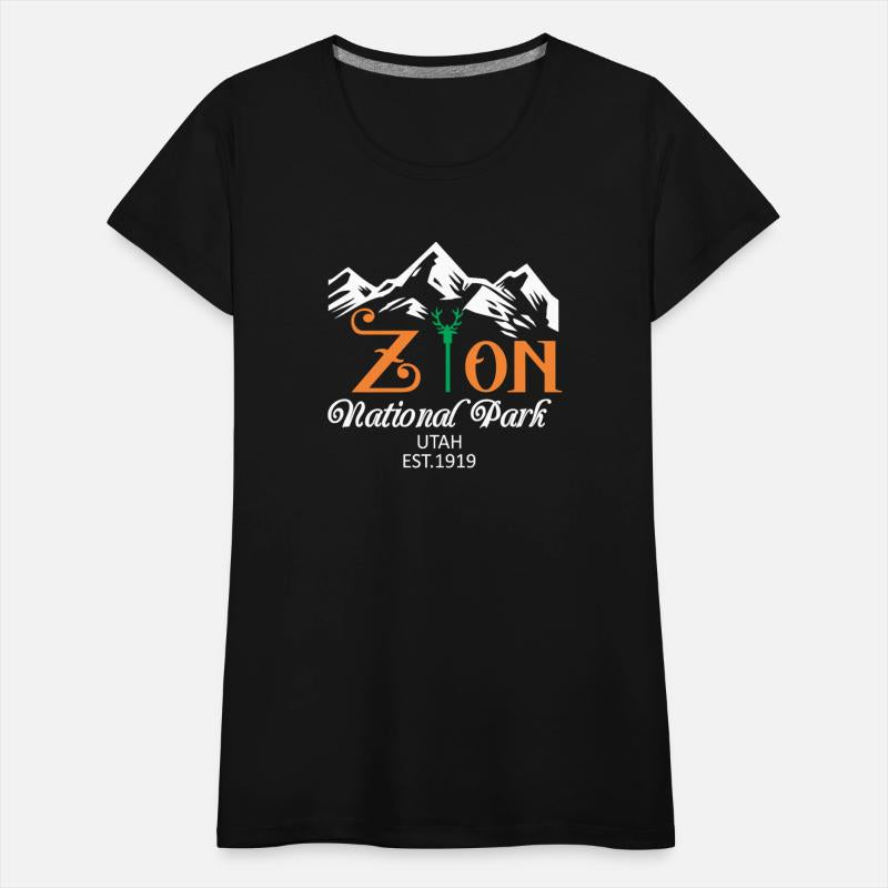Zion National Park T Shirt Utah Hiking Trekking mo
