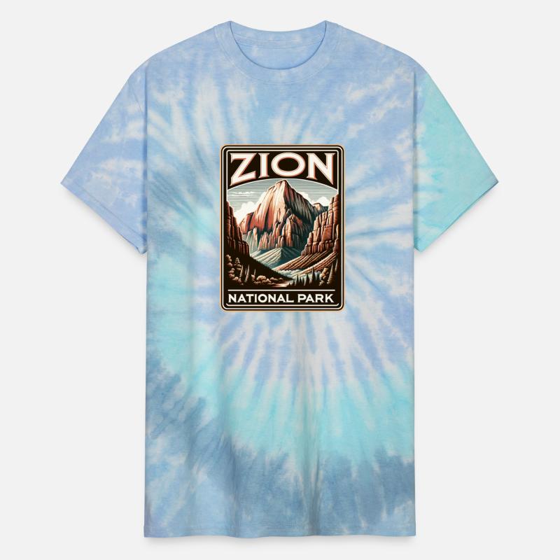 Zion National Park Utah Vintage Design