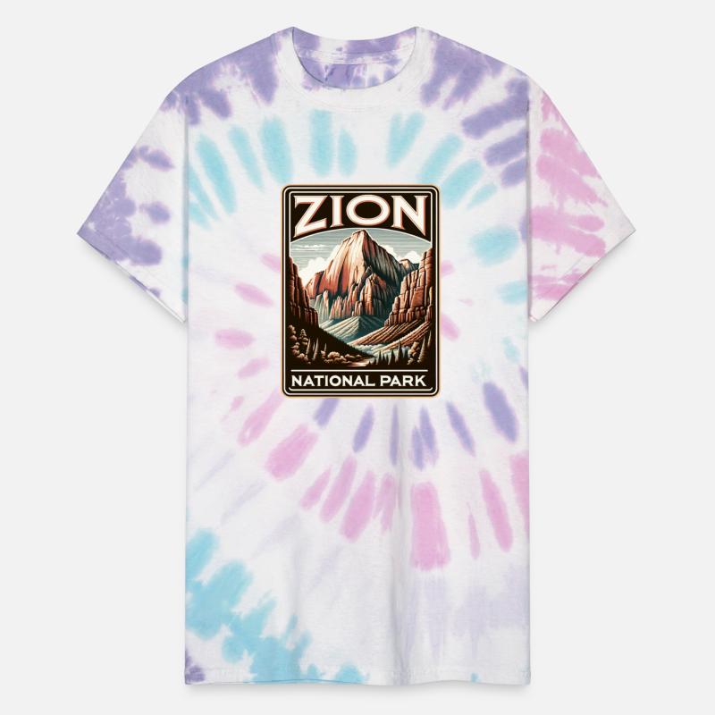 Zion National Park Utah Vintage Design