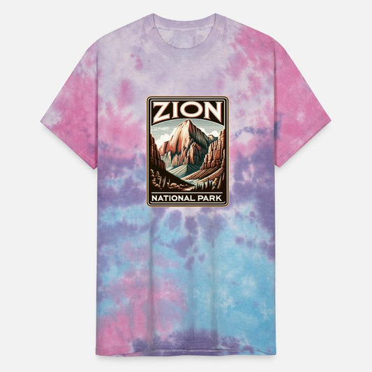 Zion National Park Utah Vintage Design