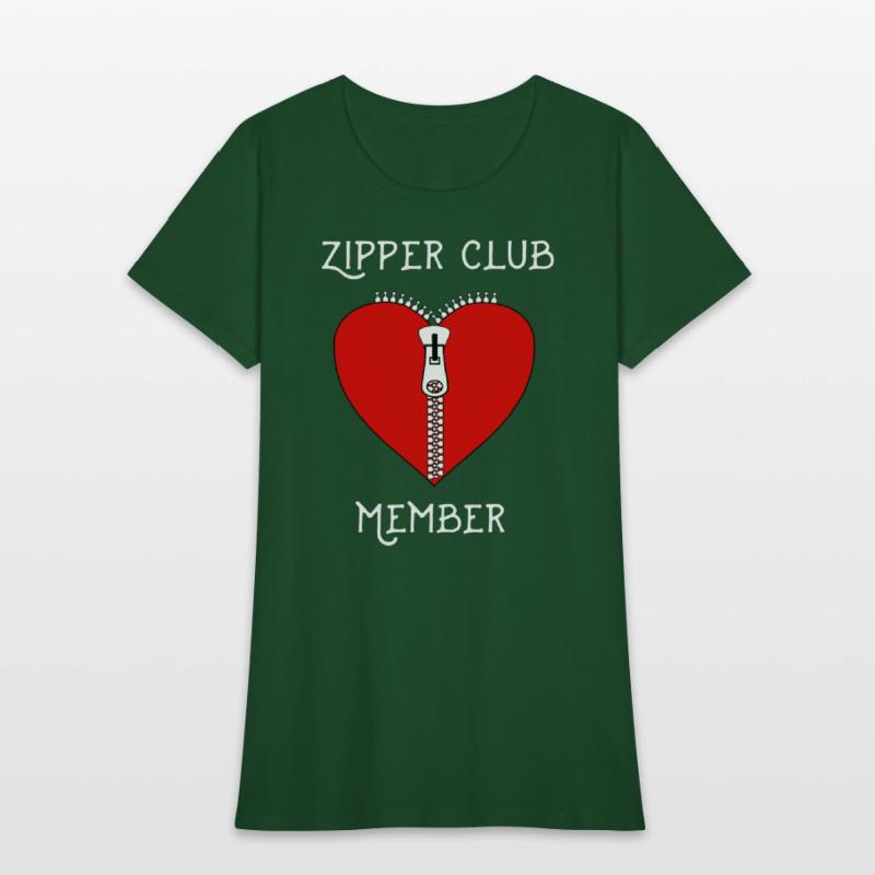 Zipper Club Member Graphic Heart Surgery Survivor