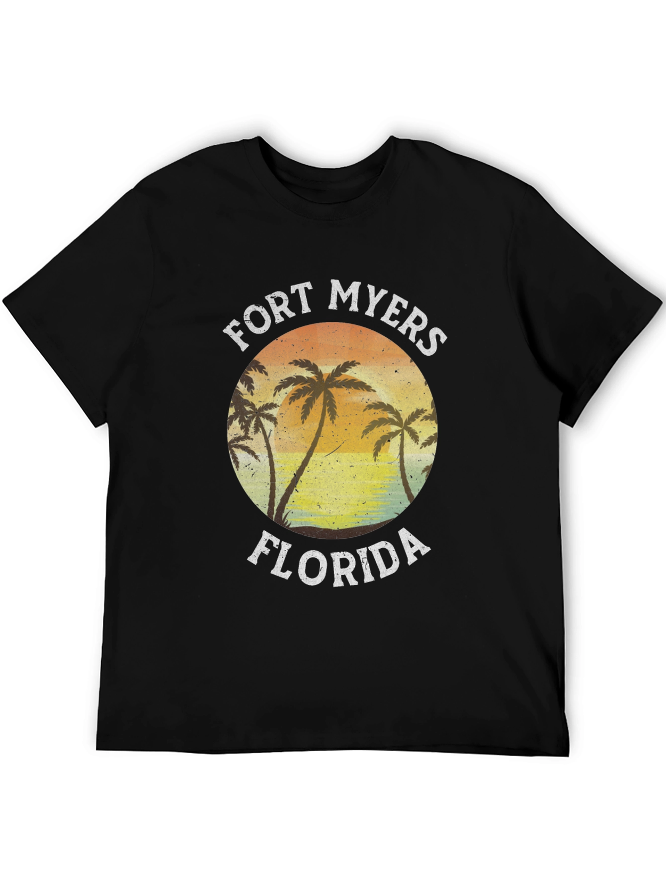 Fort Myers Florida Palm Tree Graphic T-Shirt
