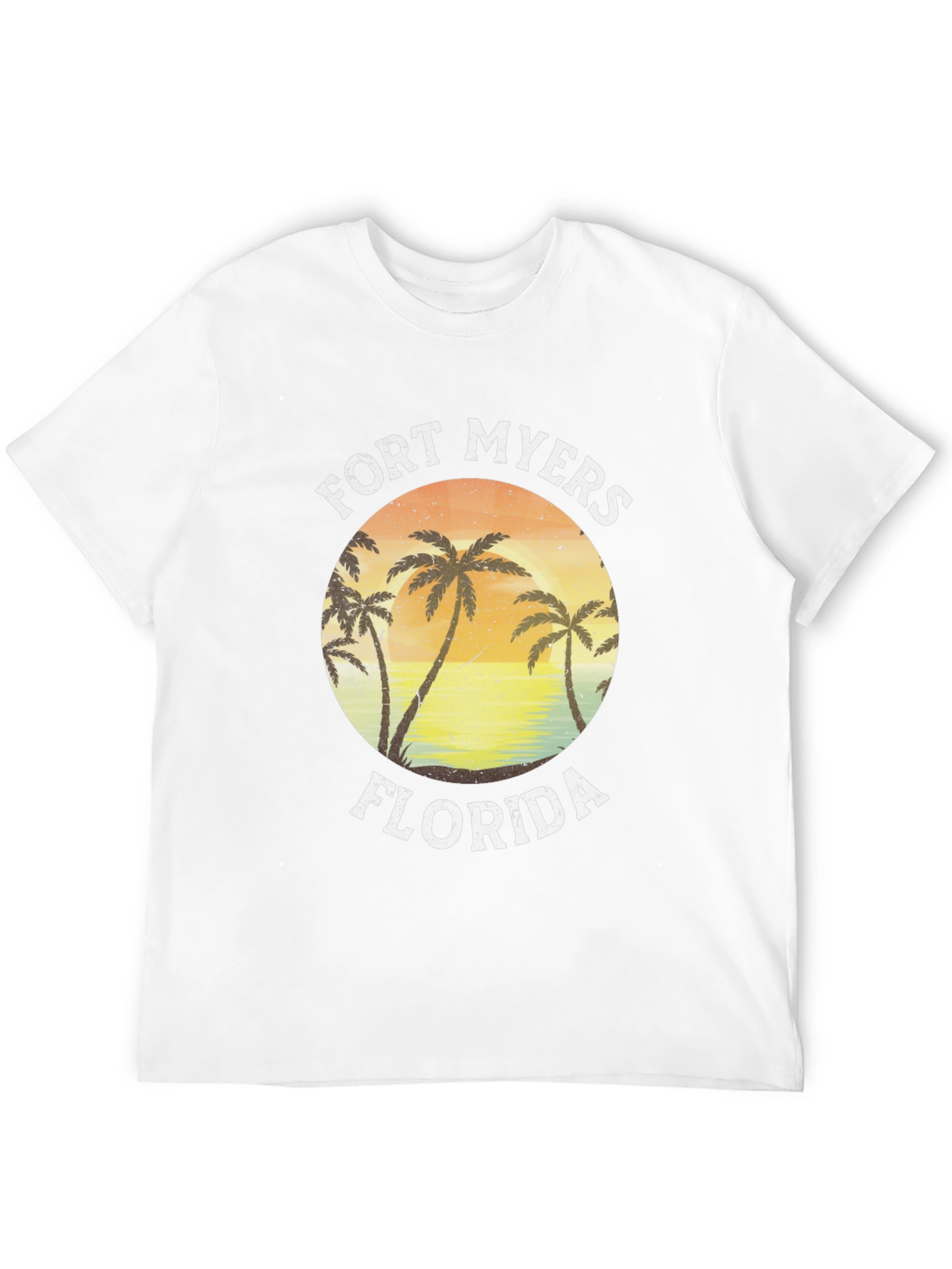 Fort Myers Florida Palm Tree Graphic T-Shirt