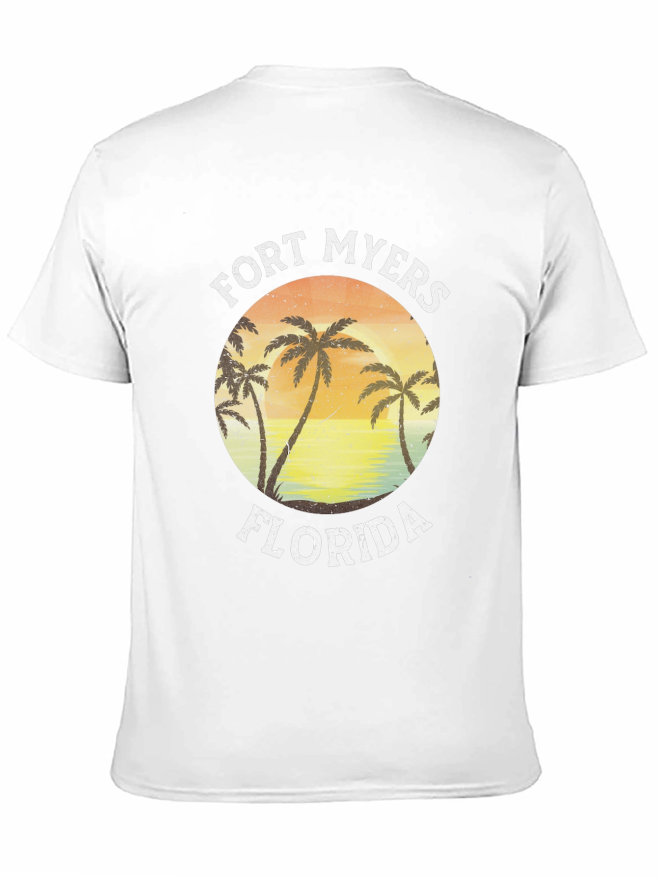 Fort Myers Florida Palm Tree Graphic T-Shirt