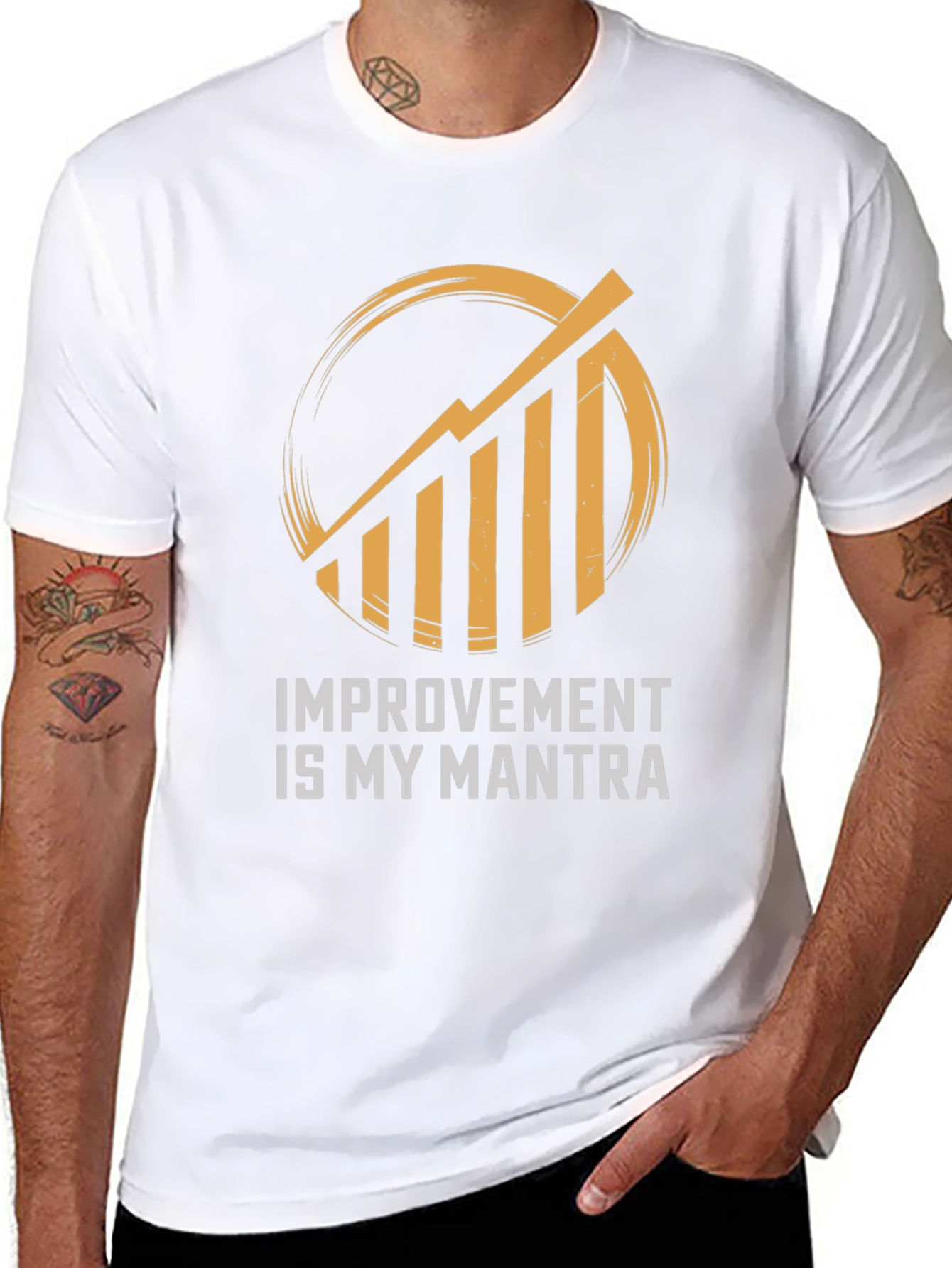 Improvement Is My Mantra Graphic Tee