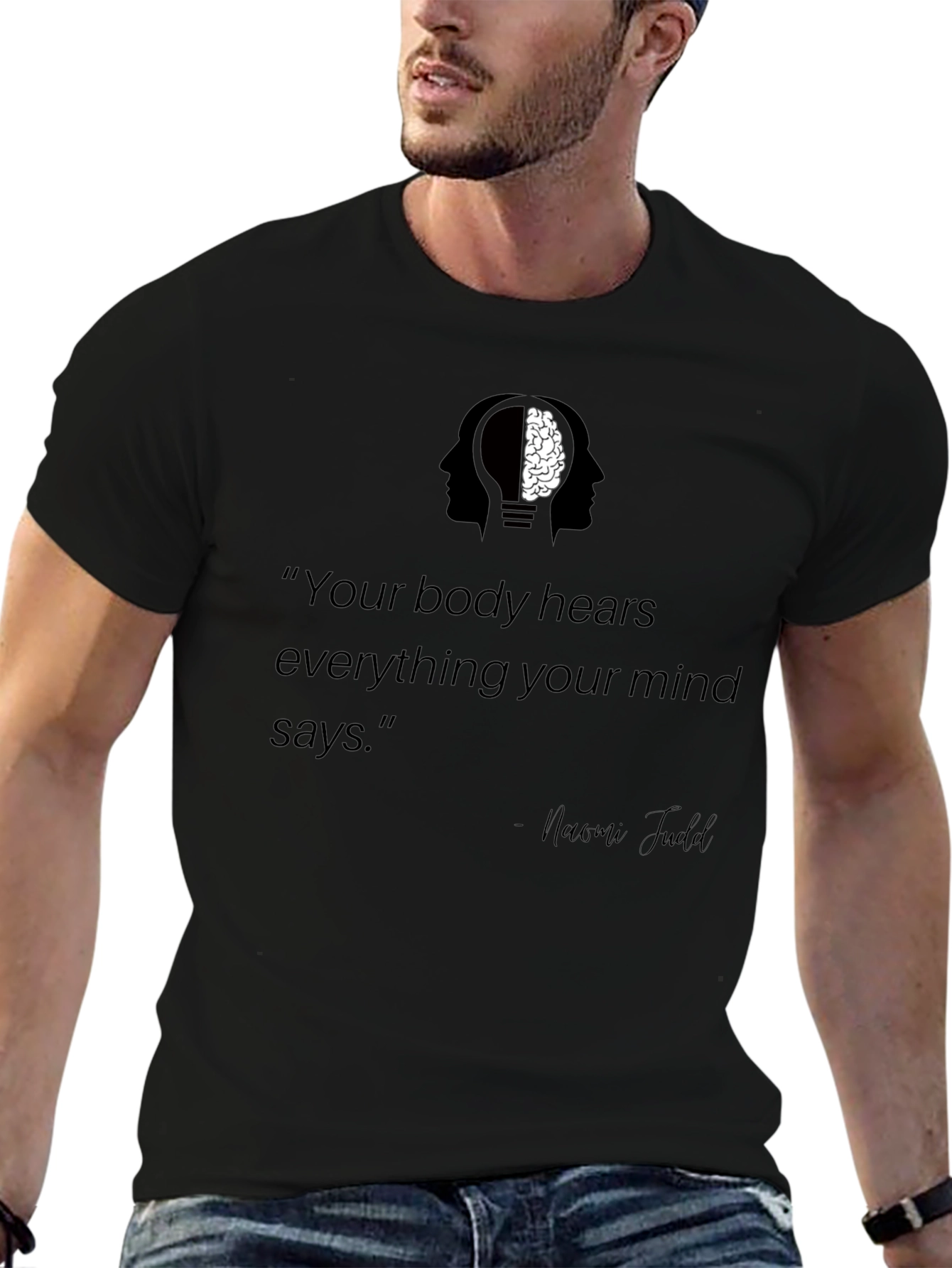Mind-Body Connection T-Shirt - Inspirational Quote Tee