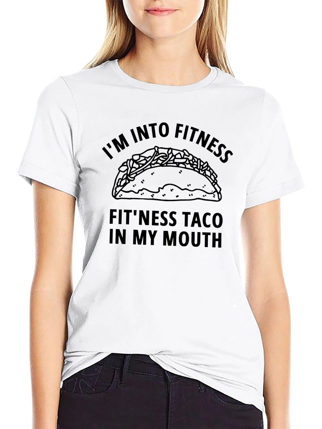 Funny Fitness Taco T-Shirt - Im Into Fitness